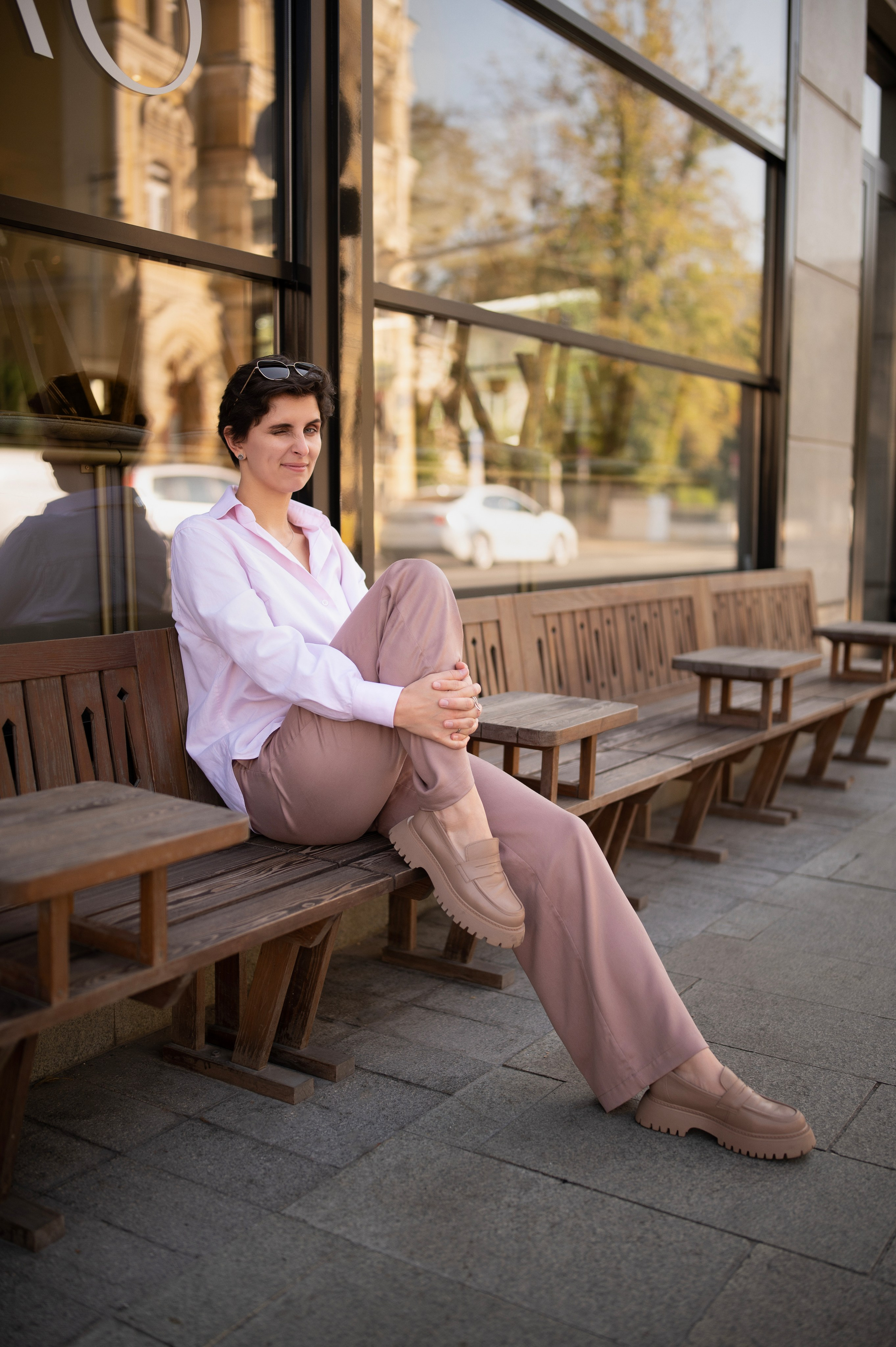 Женский портрет в городе. Семейный и детский фотограф в Москве Анна Оськина