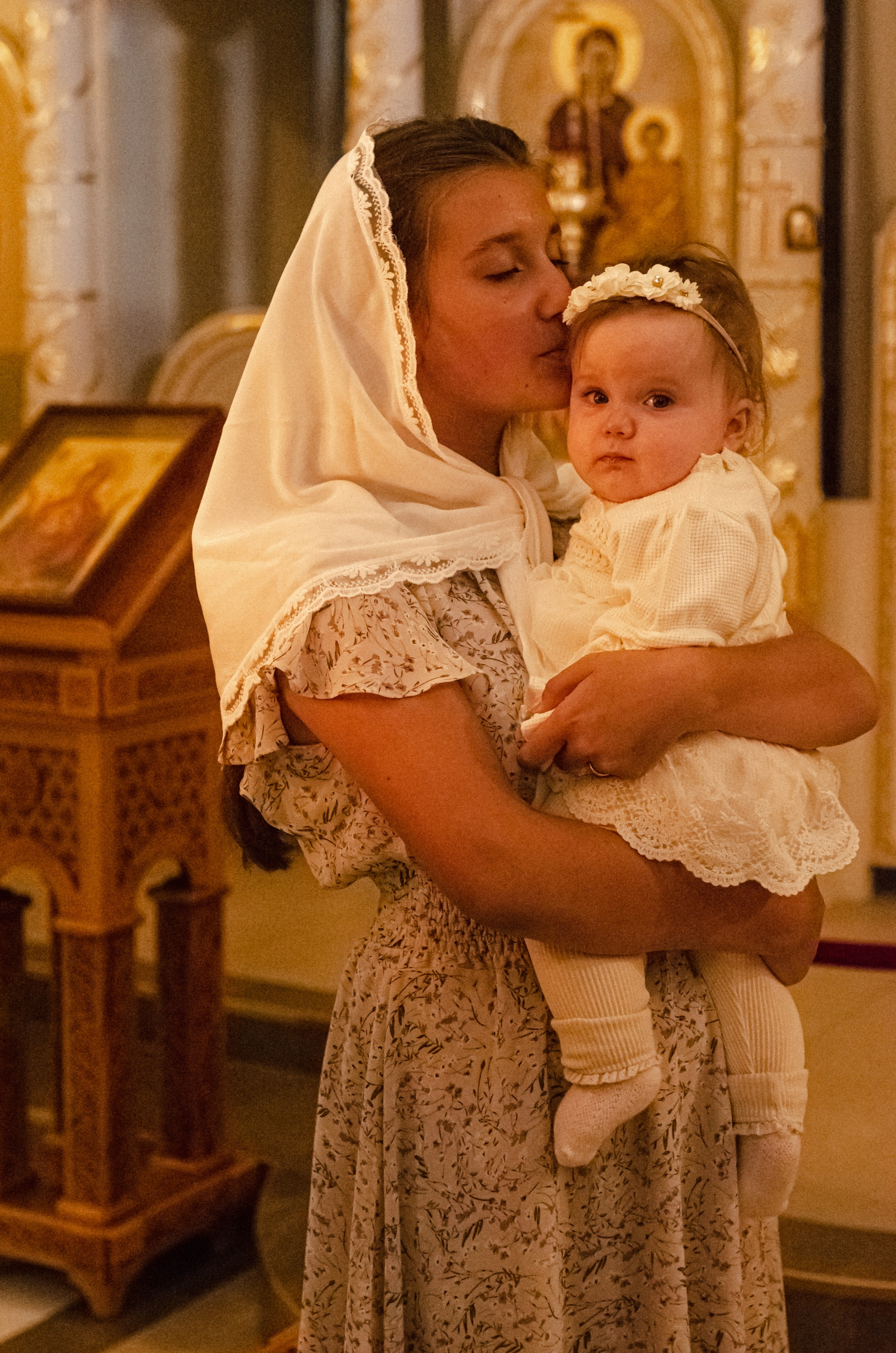 Таинство крещения Полины. Семейный фотограф в Барнауле Ирина Ястребова