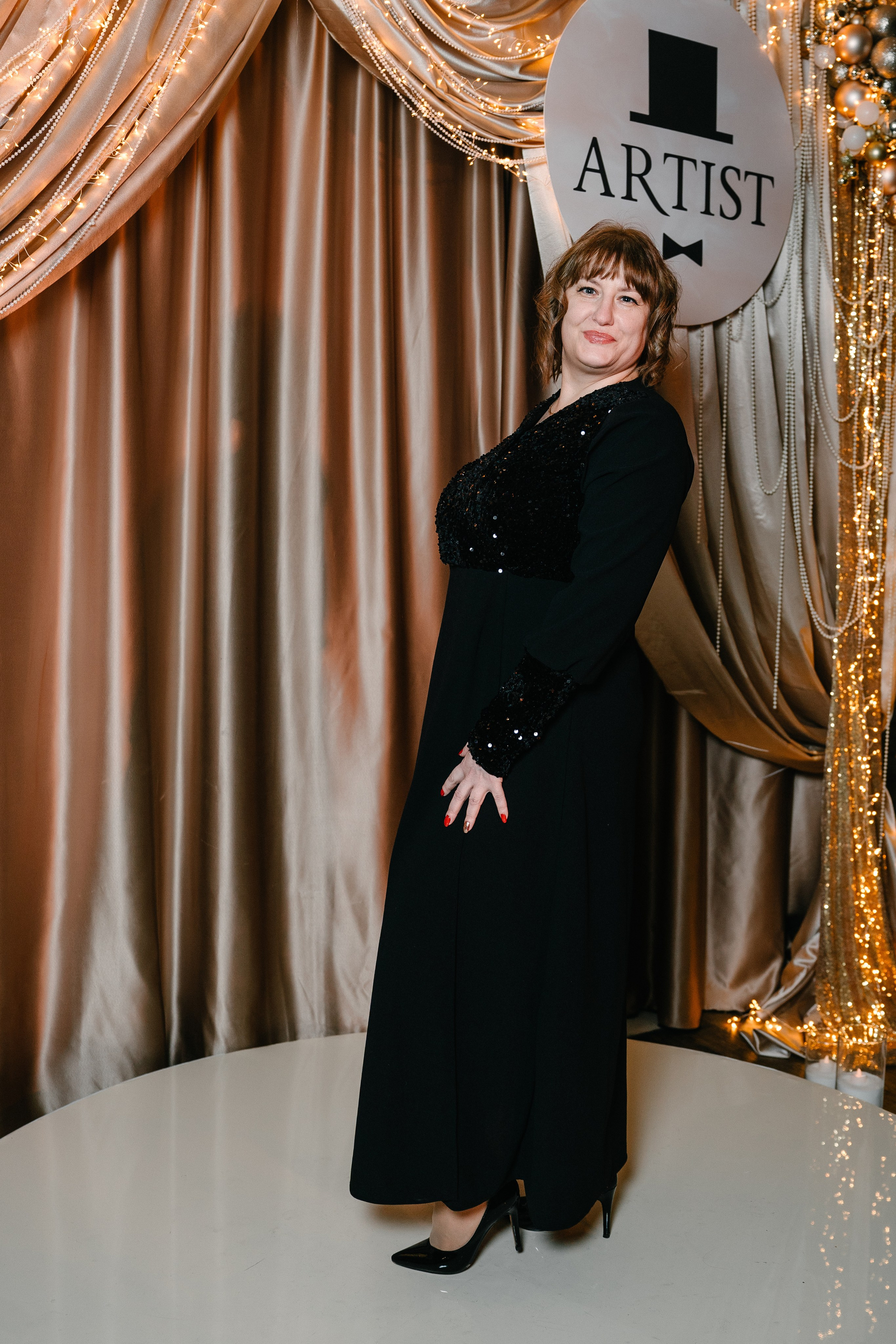 Новогодний вечер в Артисте. Свадебный и семейный фотограф в Воронеже Анастасия Бойко