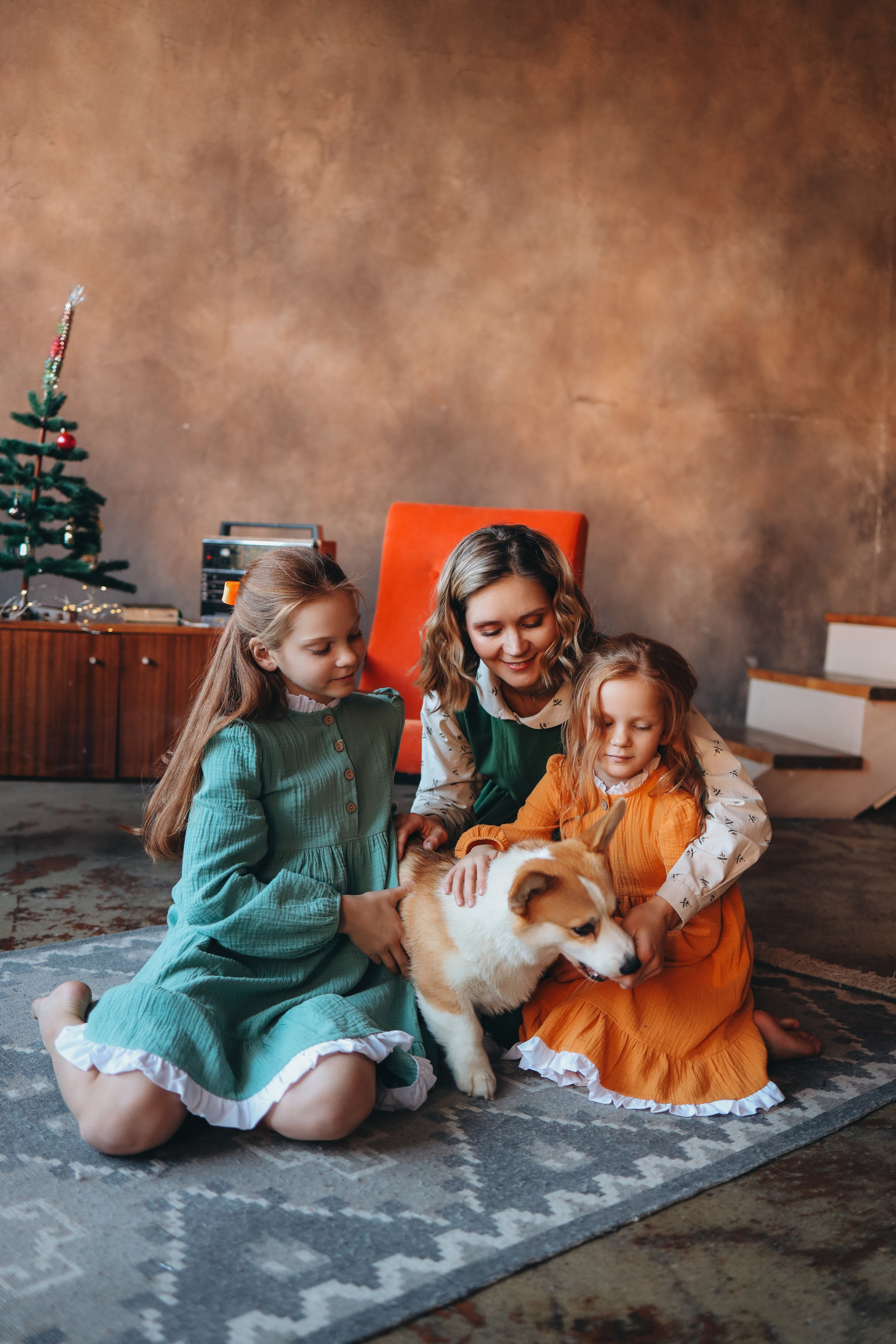 Мама и дочки в фотостудии Чувство. Marina Shakirova Photography