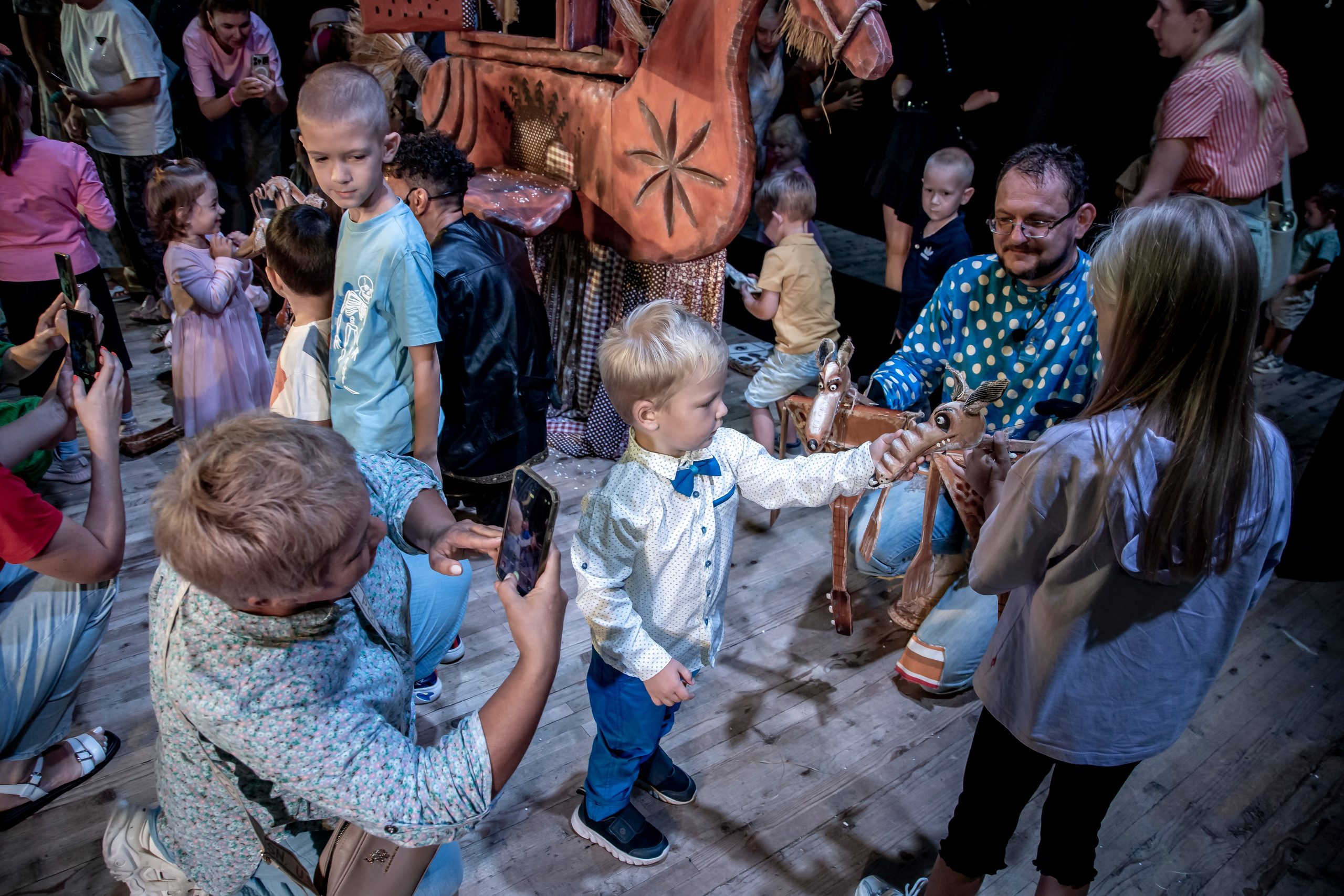 Лапотные сказки спектакль театра Саквояж. Фотограф в Сочи Юрий Шептаев