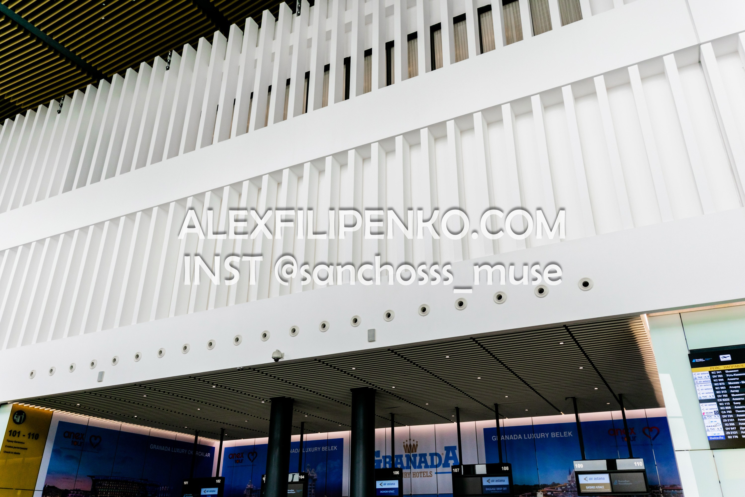 Фотосъемка для рекламного оператора MYD Production в Аэропорту Астаны. Фотограф интерьера недвижимости и архитектуры в Астане