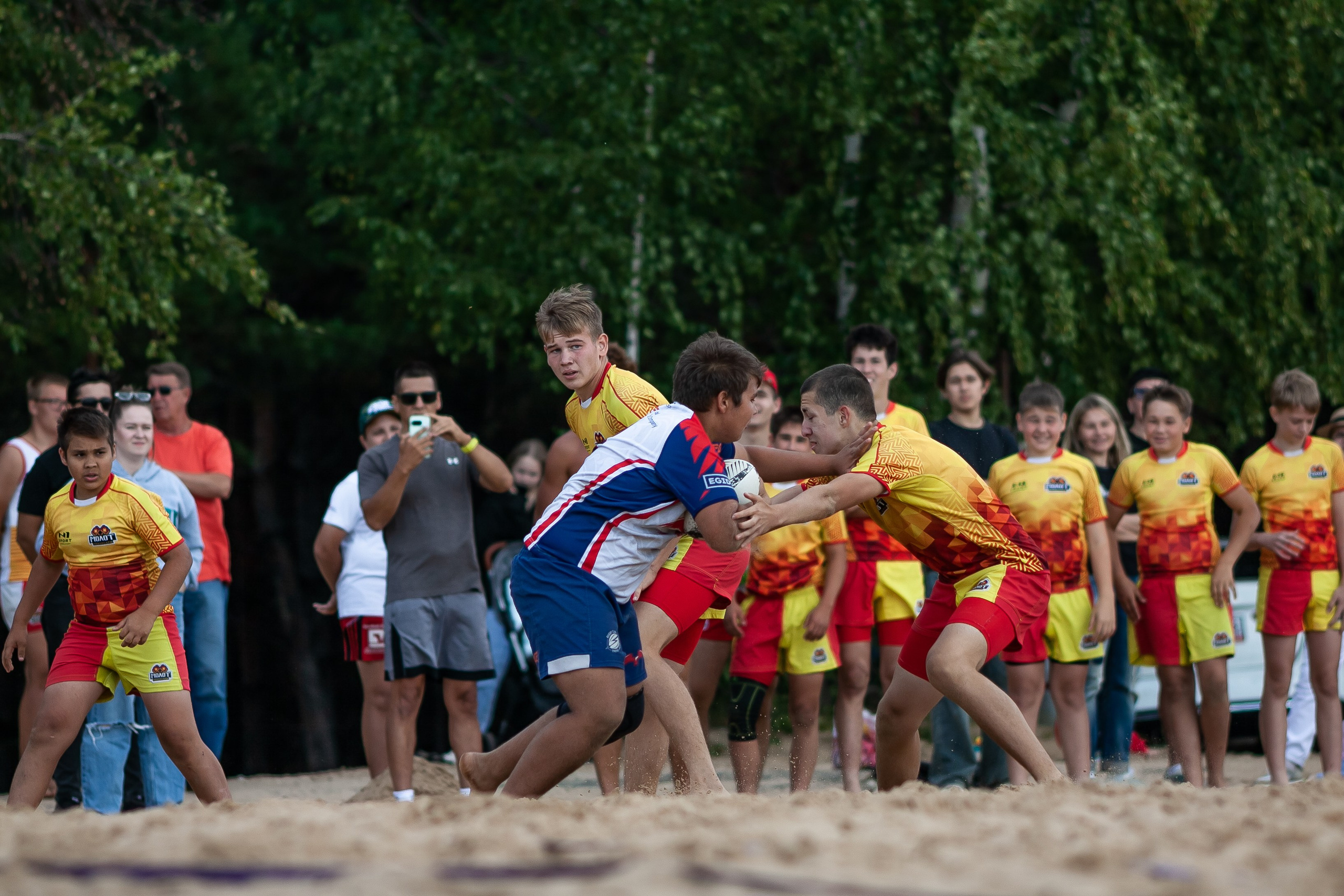 «Кубок «Молота» по пляжному Регби. Фотография