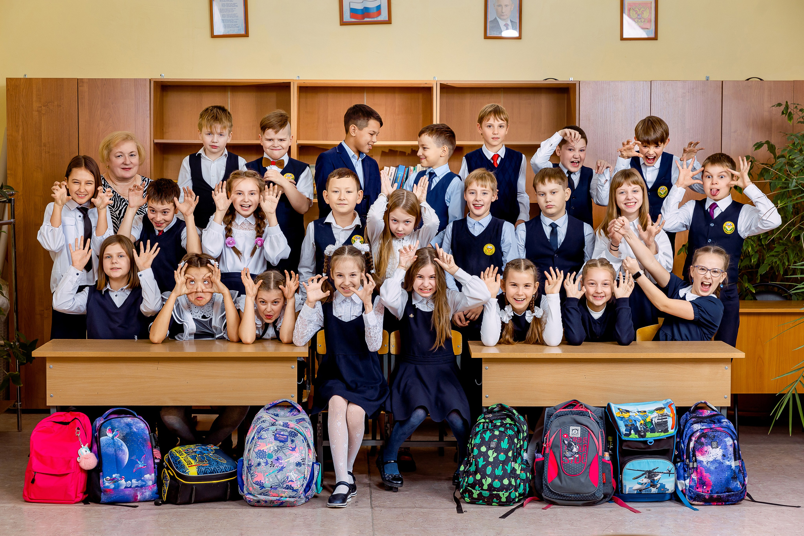 Общие фото класса. Семейный и детский фотограф Комина Елена, Власиха, Одинцово