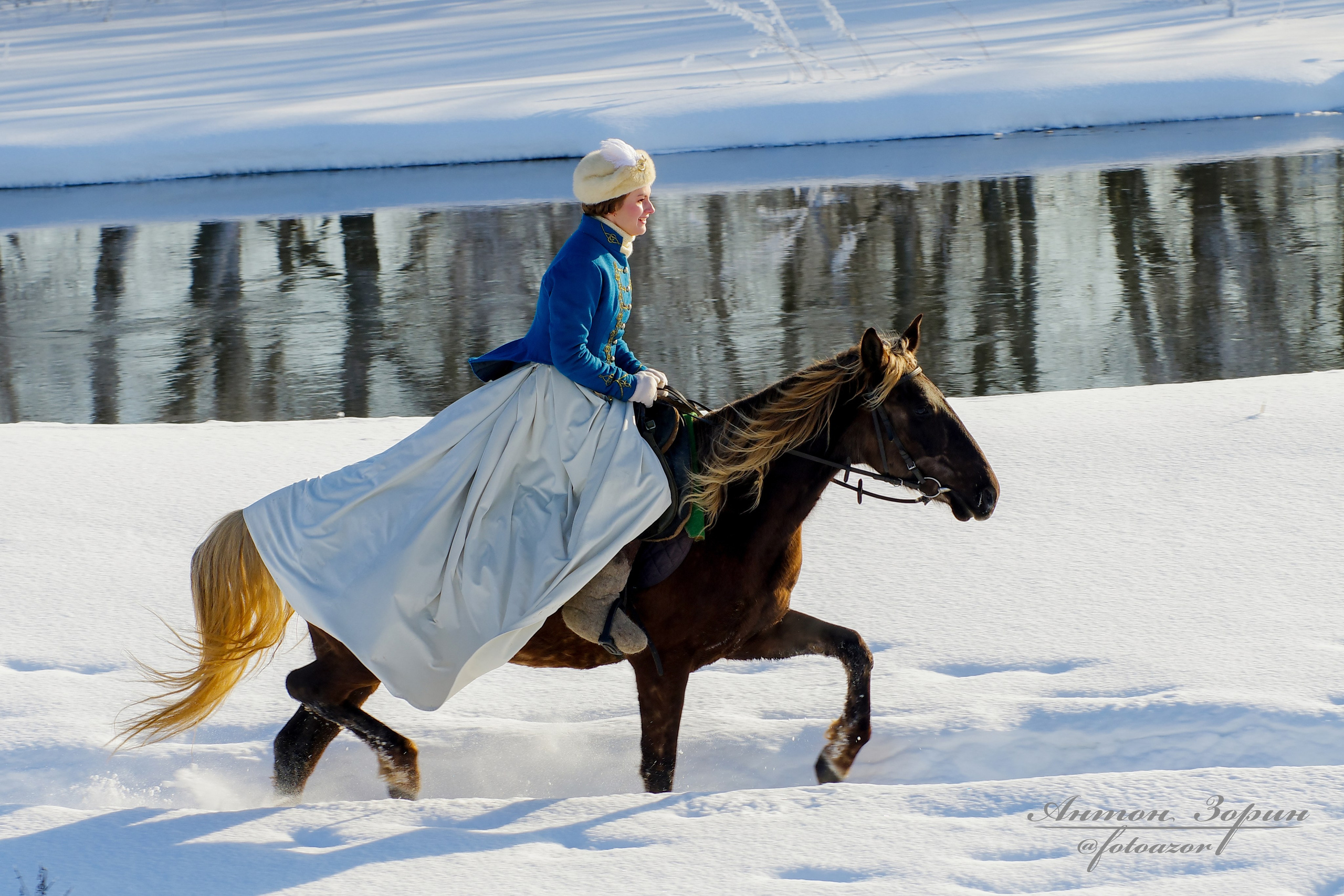 Конная охота. Семейный и детский фотограф Антон Зорин