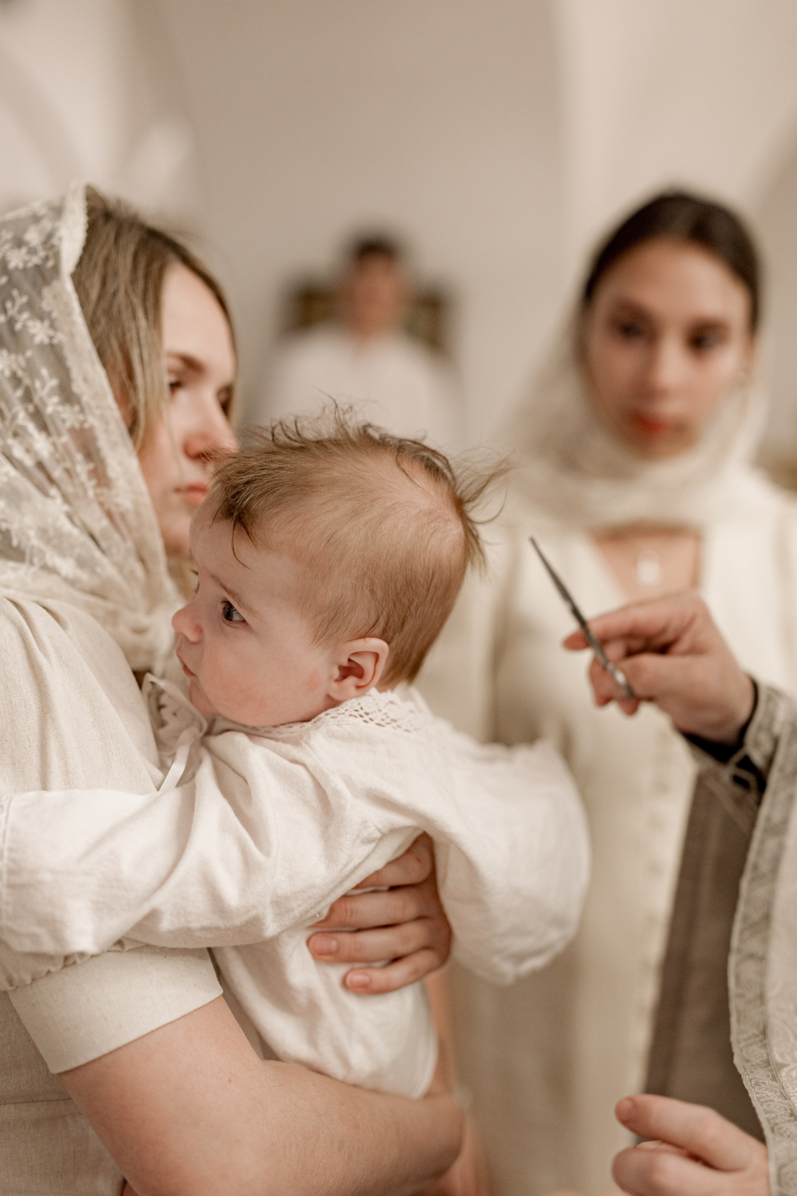 Таинство Крещения Саши. Фотограф новорождённых Newborn Москва
