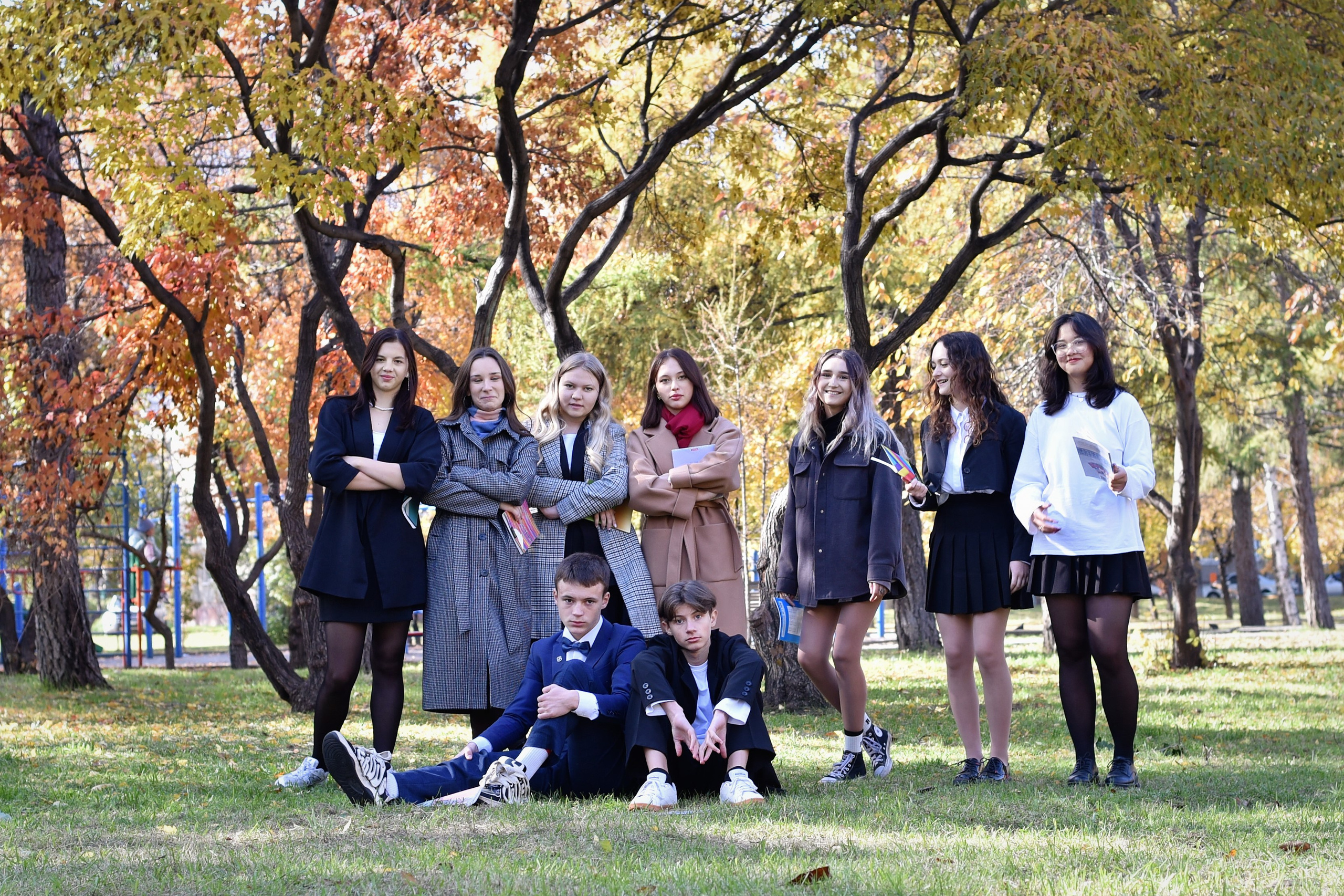 ФОТОСЕССИЯ В ПАРКЕ осень. Школьный фотограф ЛАРИСА МАТВЕЕНКО