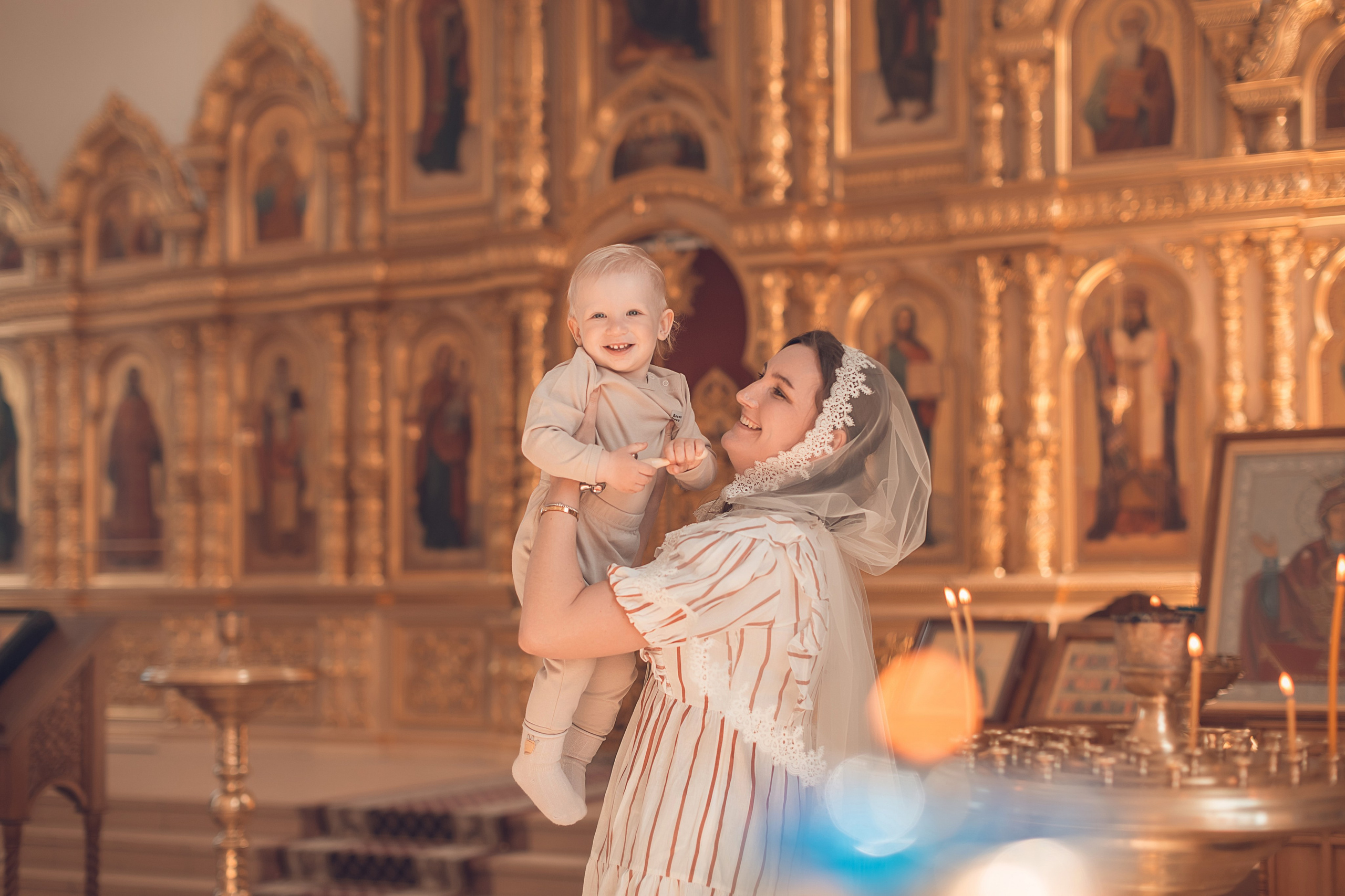 Таинство Крещение Фёдора в Казанском храме. Главная