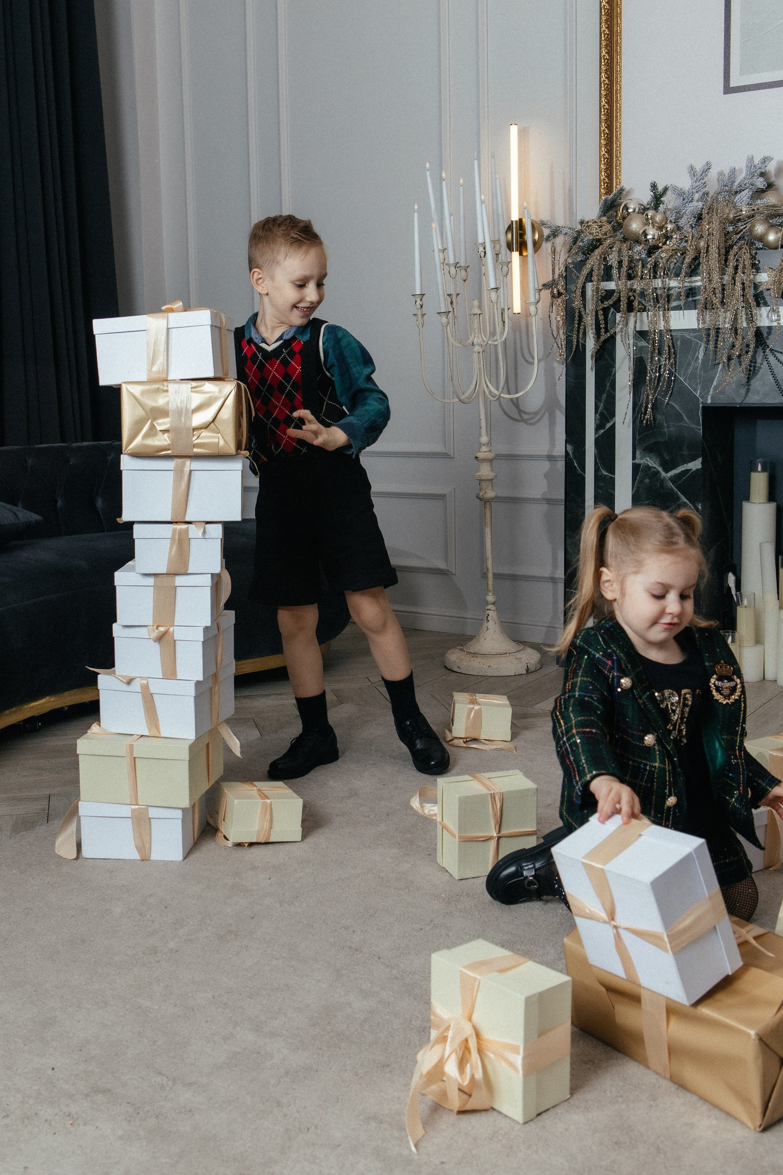 Новогодняя семейная фотосессия. Фотограф в Москве Серегина Екатерина