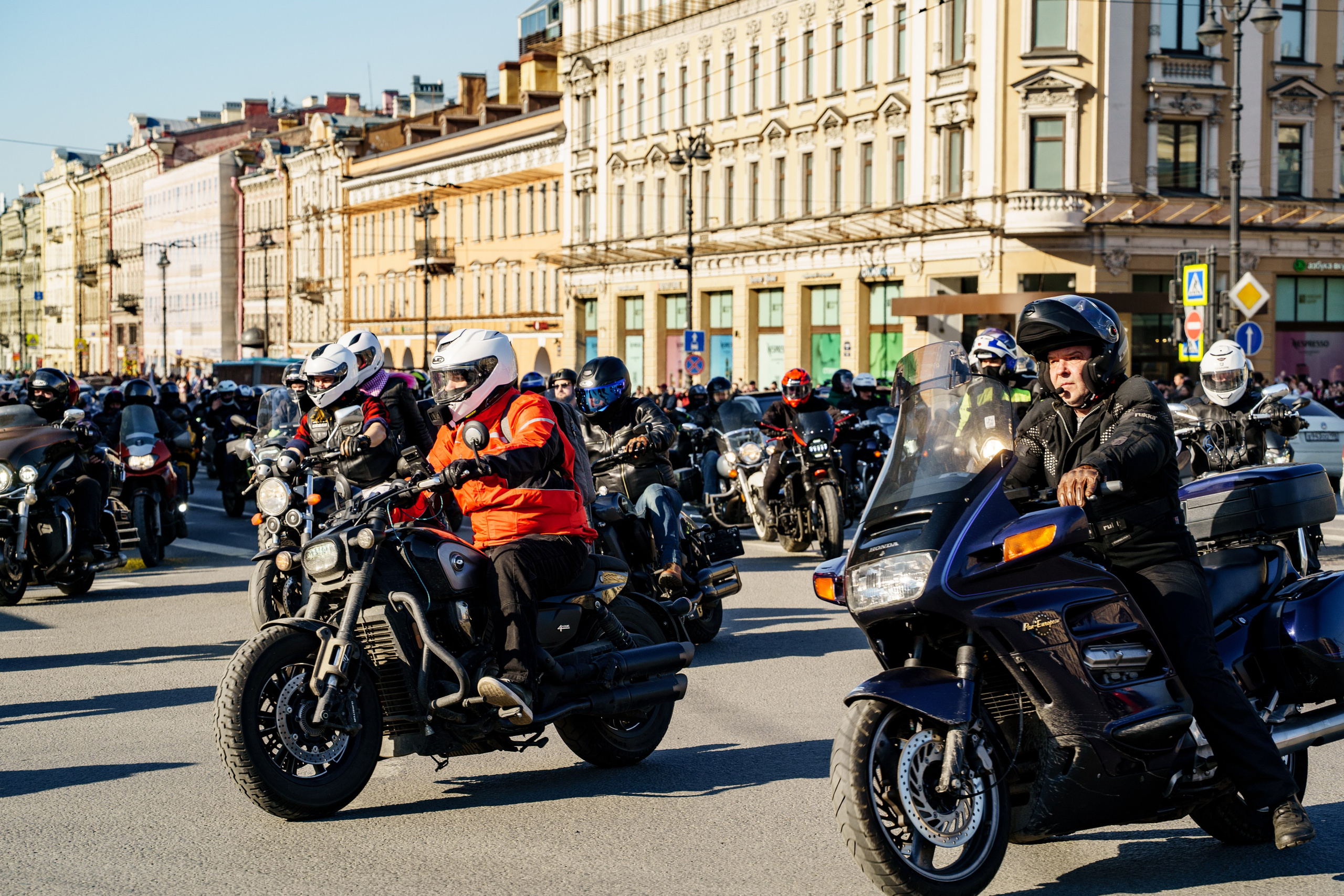 Прохват мотоклуба Norman Riders ч.1. Концертный и репортажный фотограф в Санкт-Петербурге Слава Пахомов