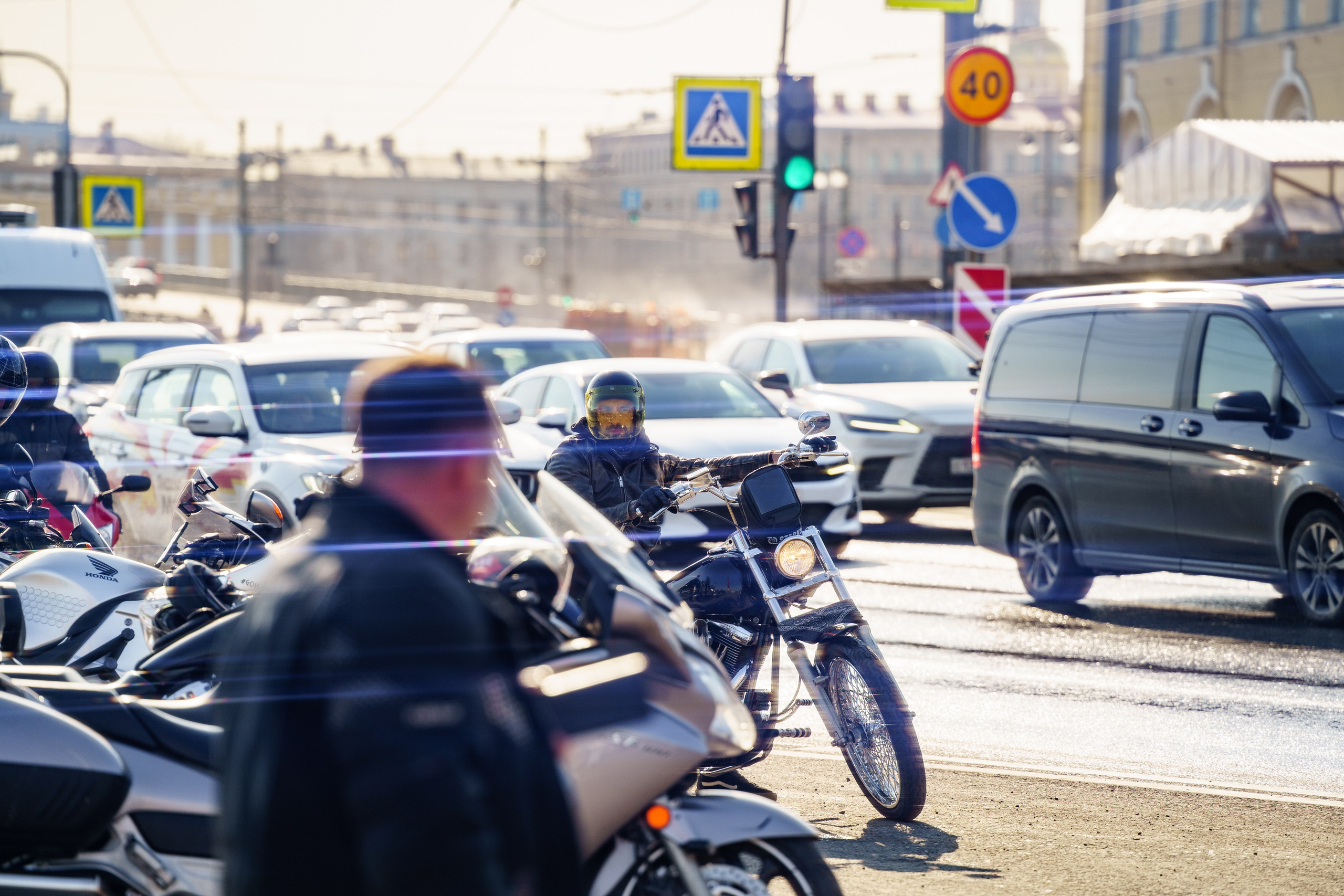 Прохват мотоклуба Norman Riders ч.1. Концертный и репортажный фотограф в Санкт-Петербурге Слава Пахомов