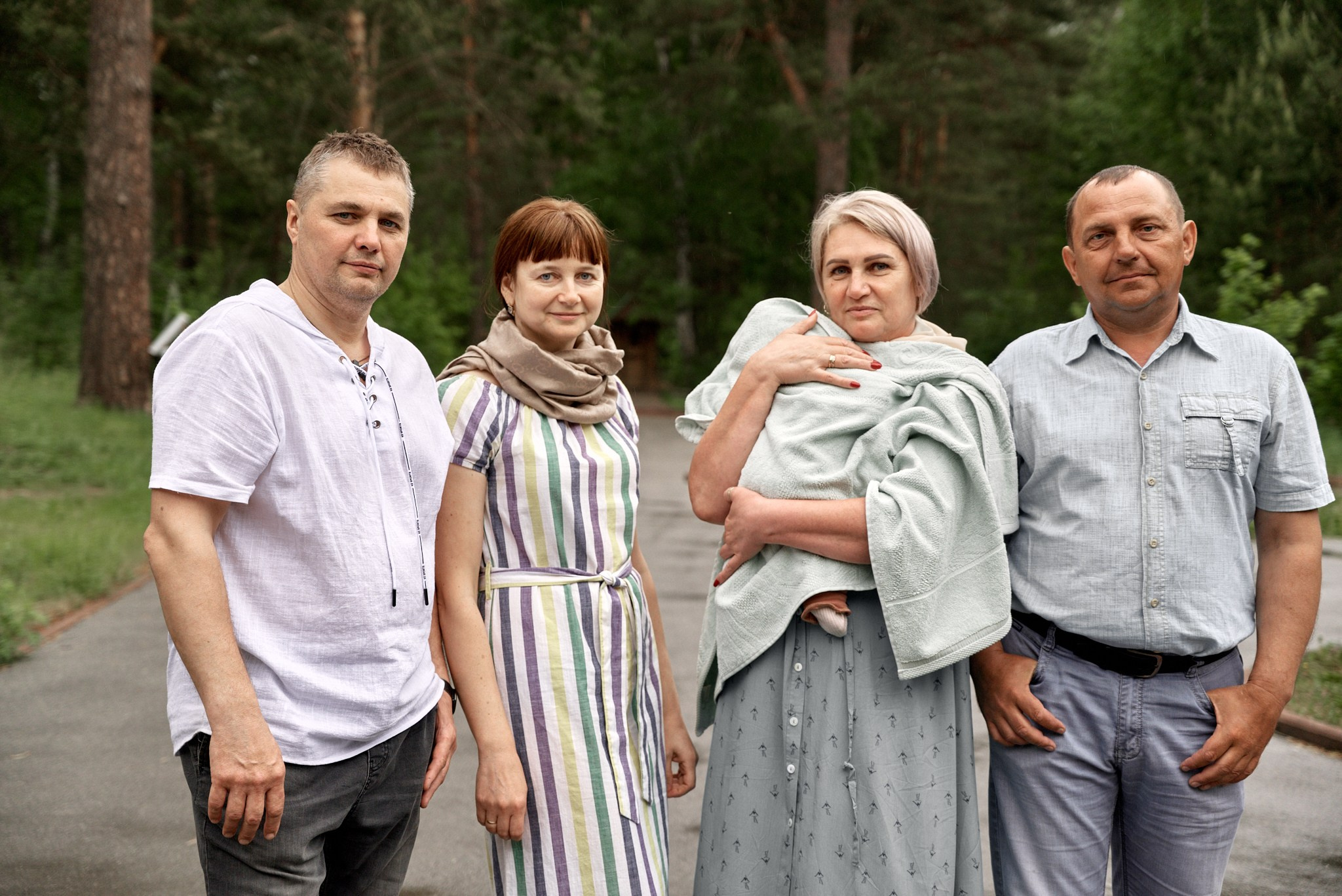 Фотосессия крещение Варвары