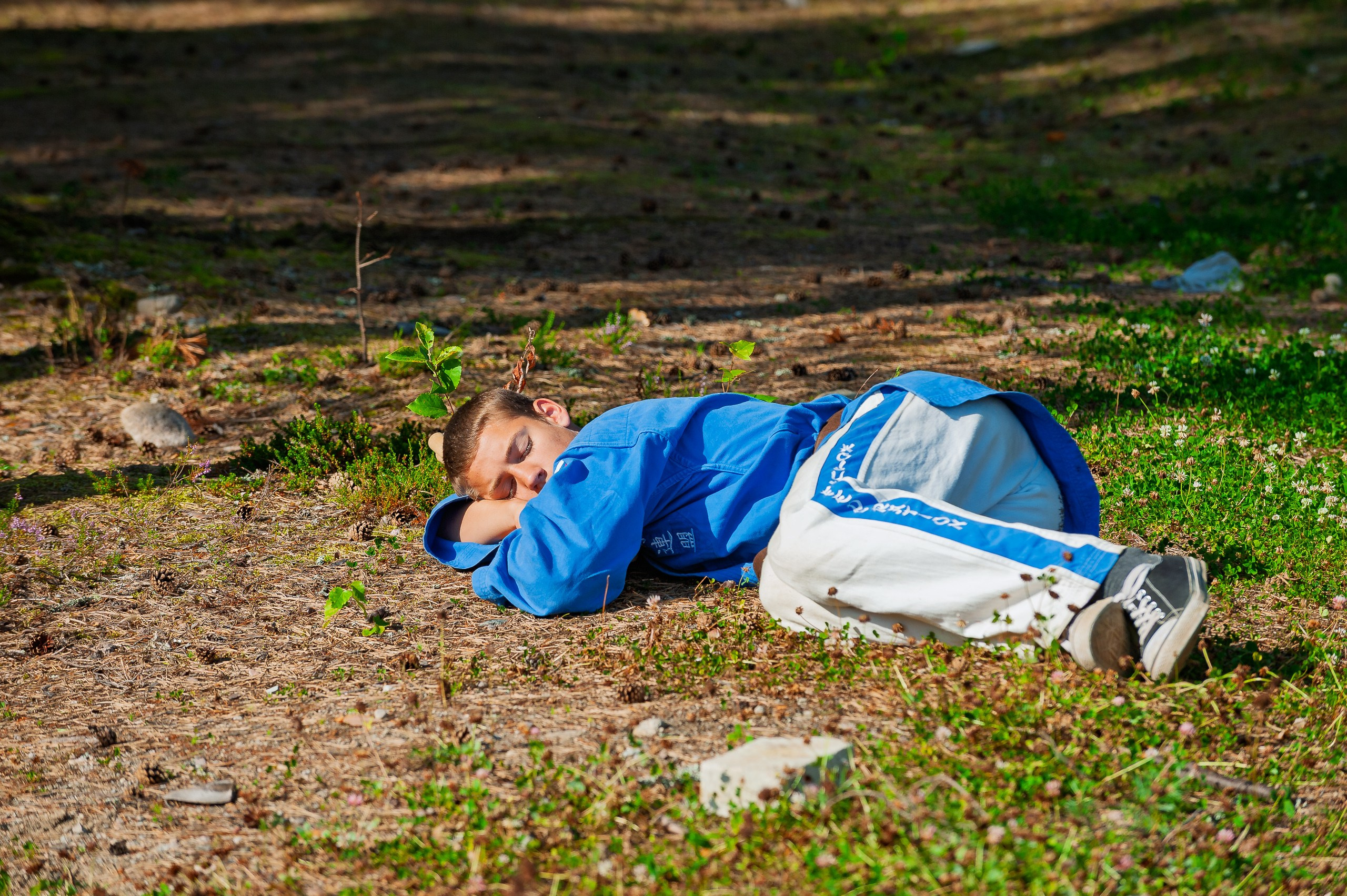 Летние тренировочные боры Школы Боевых Искусств «МОН» 2012 г. Карелия, тренировка