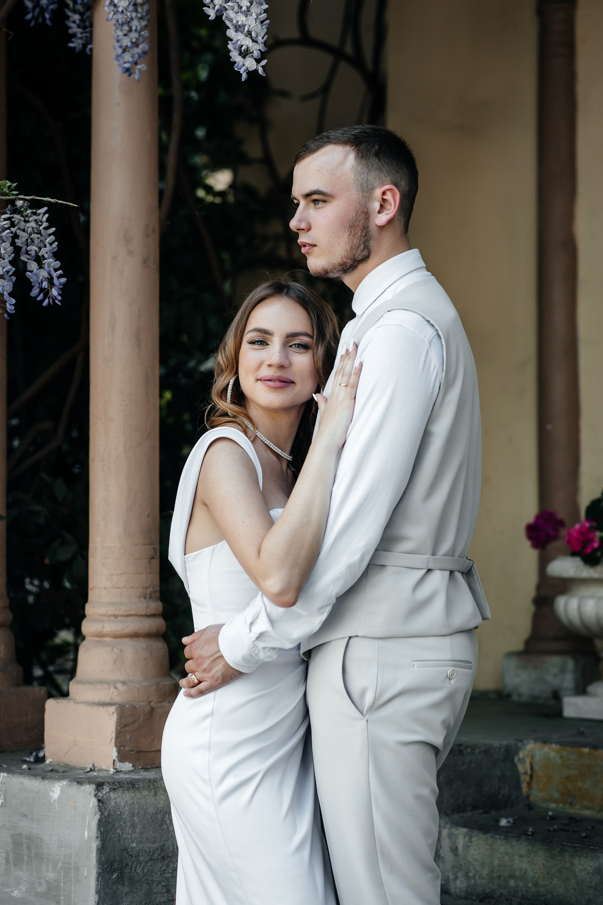 Весенняя Гаспра, Вилла Танго. Анонс свадьбы Максима и Дианы. Свадебный фотограф в Крыму и Севастополе Ольга Баскакова