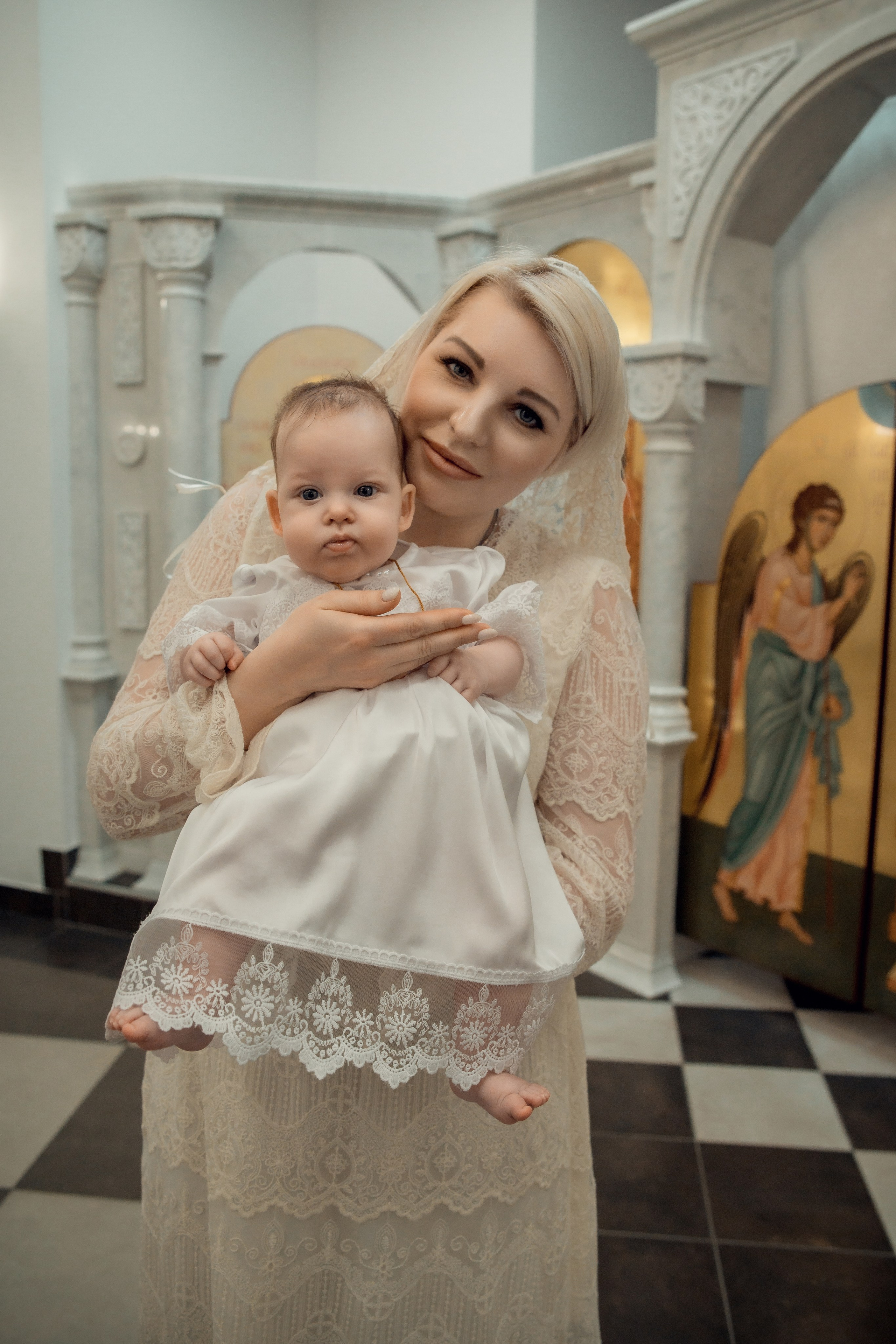 Таинство Крещения Натальи, Собор Александра Невского г. Волгоград. Церковный, семейный и репортажный фотограф Волгоград, Волжский