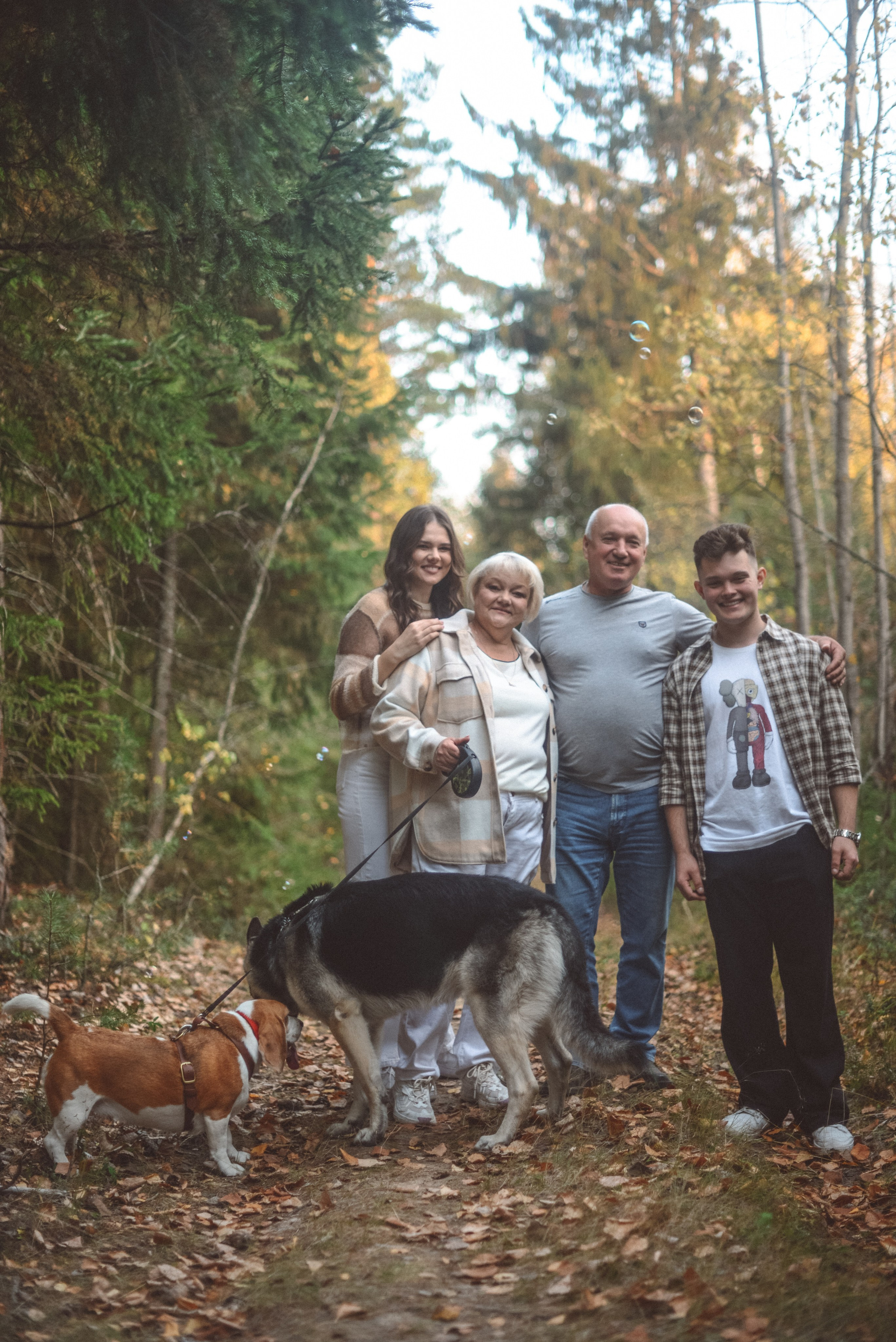 Одним осенним днем. Семейный и детский фотограф в Москве Князева Диана