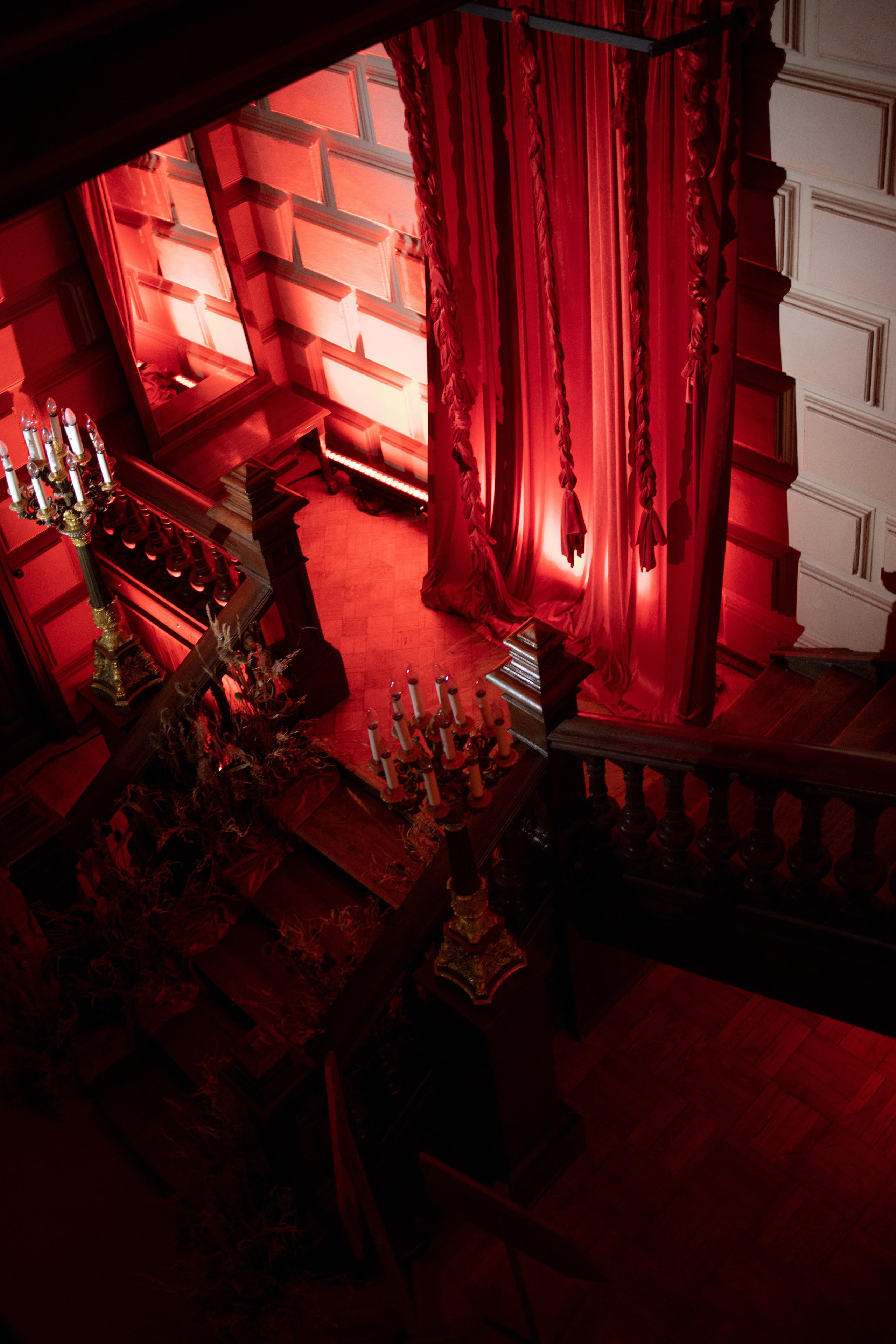 Новогодний корпоратив в фольклорном стиле. Особняк Лемана. Оформление свадеб, декор свадеб Вера Маркова, Москва