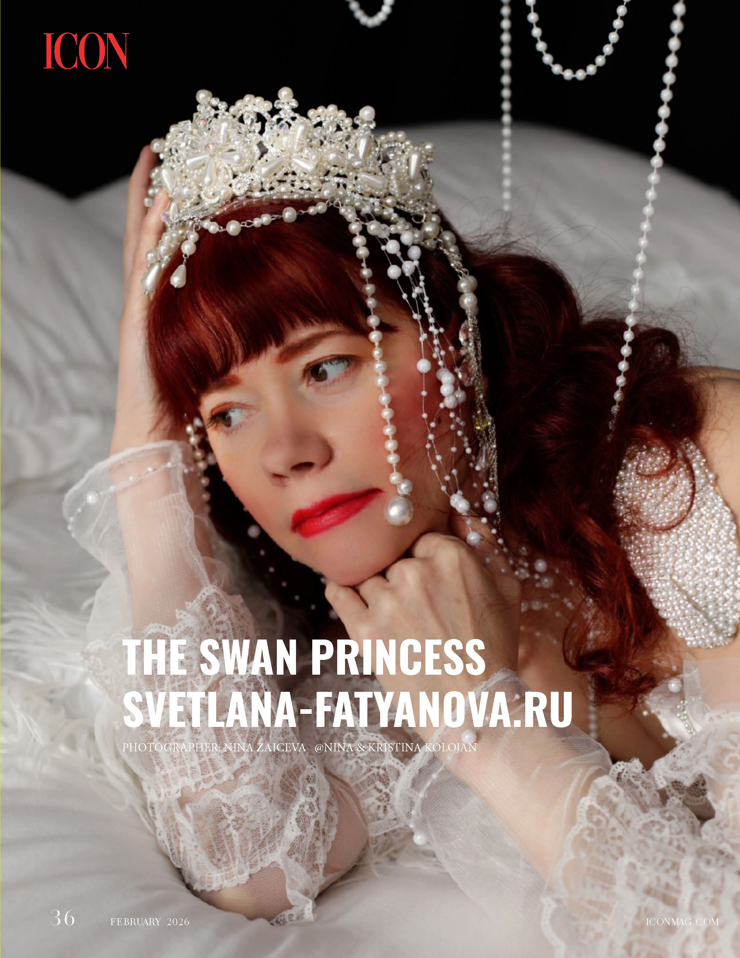 Model magazine ICON, Spain. Светлана Фатьянова