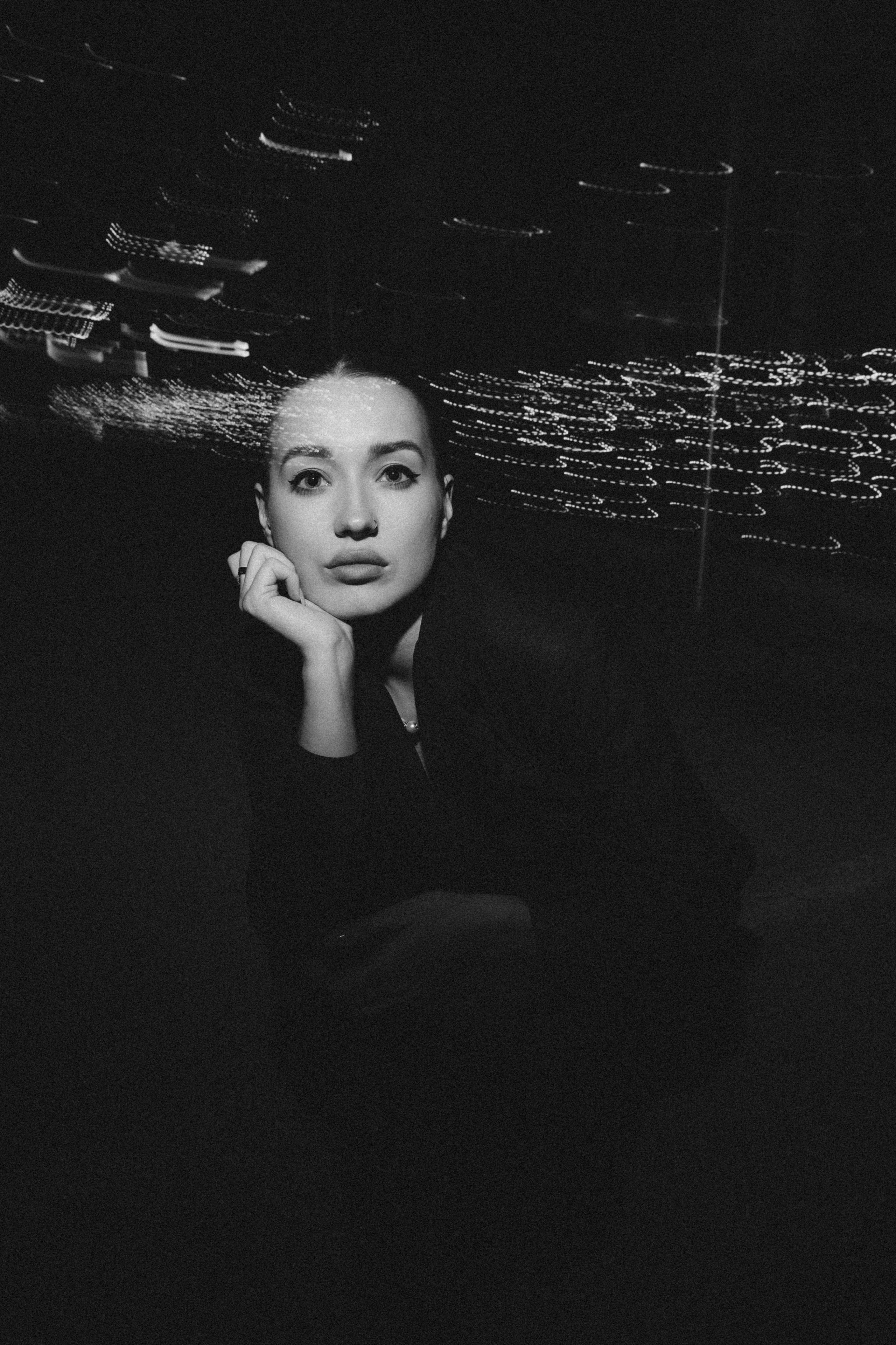 Ночная прогулки. Индивидуальный фотограф Новосибирск Настя