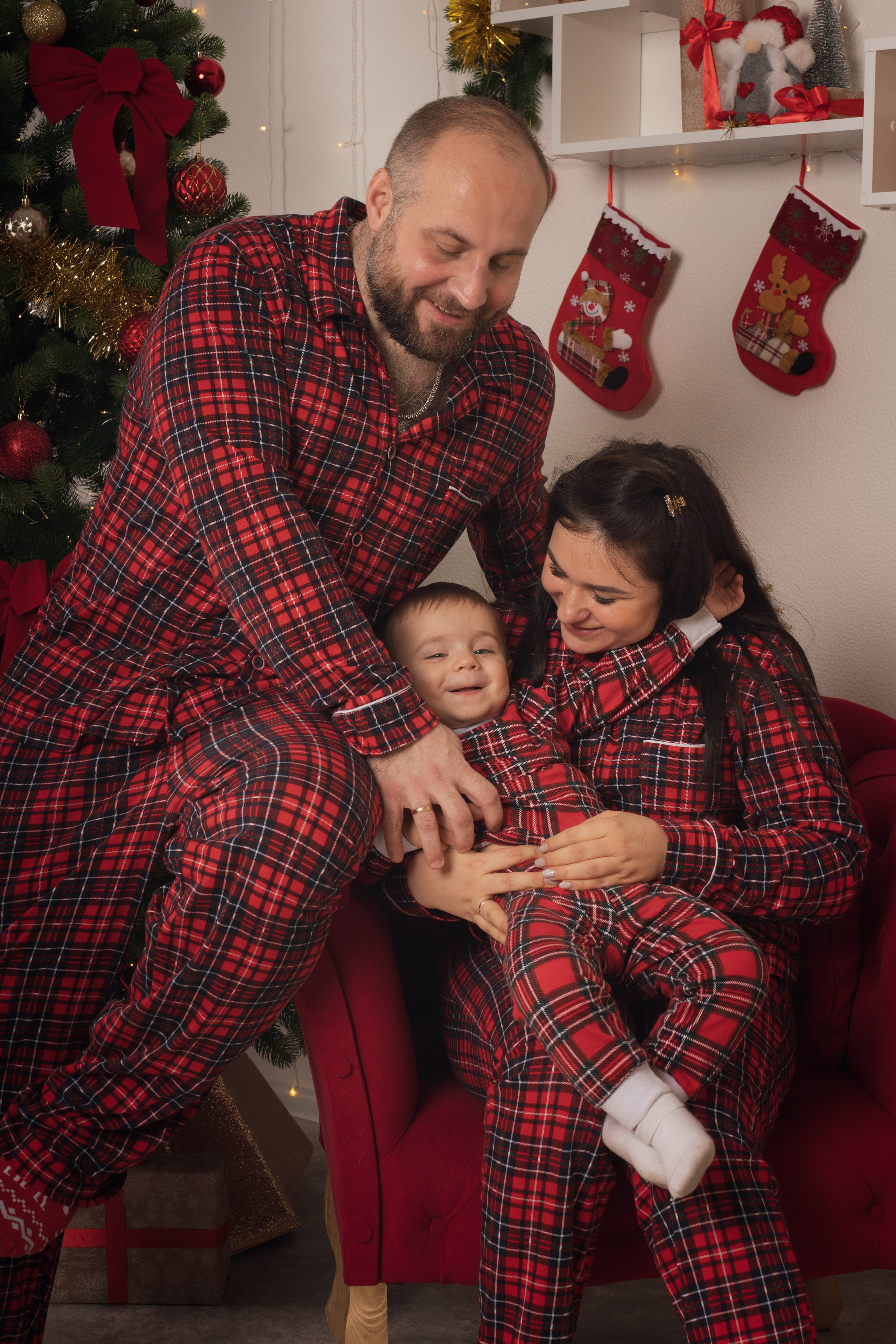 Новогодняя фотосессия в студии