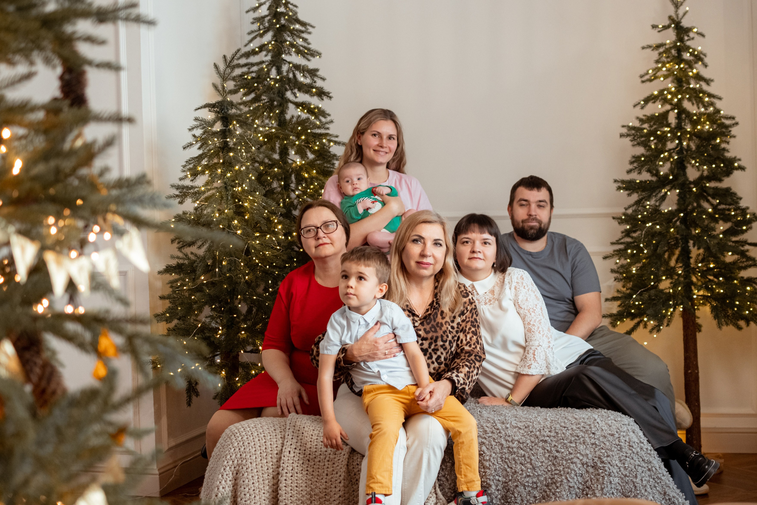 Новогодняя фотосессия для семьи Александры. Фотограф в Самаре | Катерина Гущина