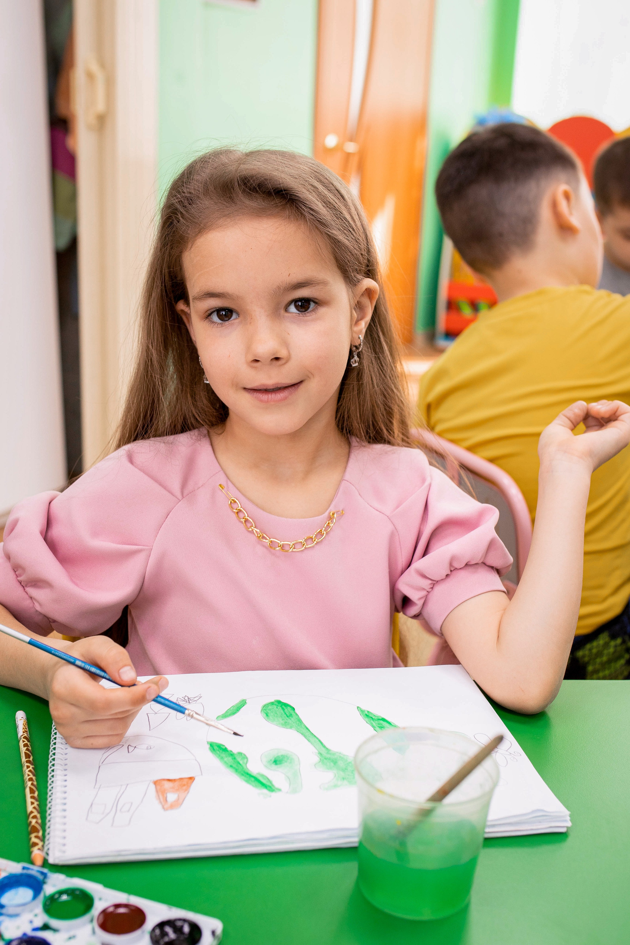 Степа, Даша и Алиса в детском саду. Семейный и детский фотограф город Тында Дарья