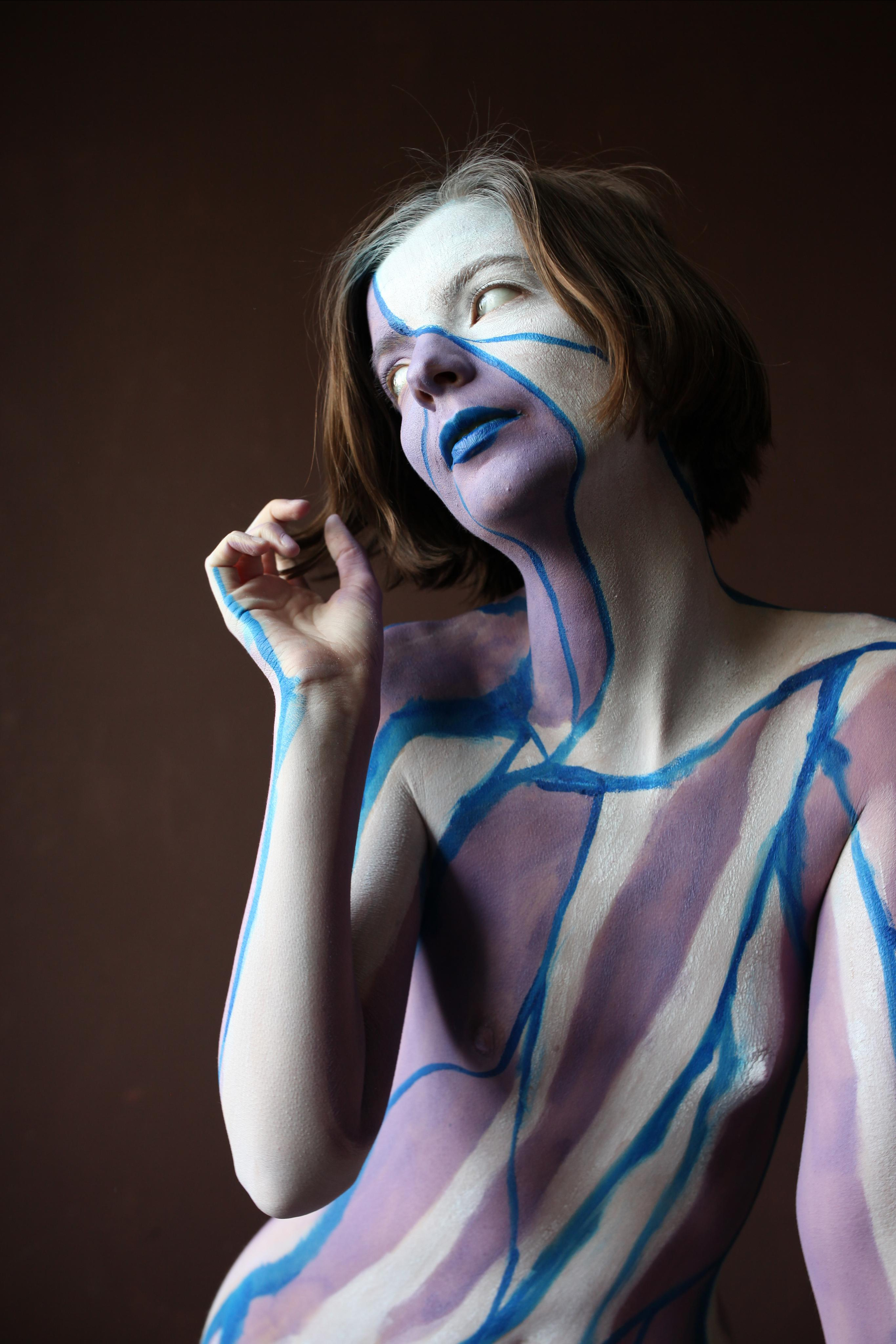 Бодиарт и грим. Художественная и эмоциональная съёмка в Москве