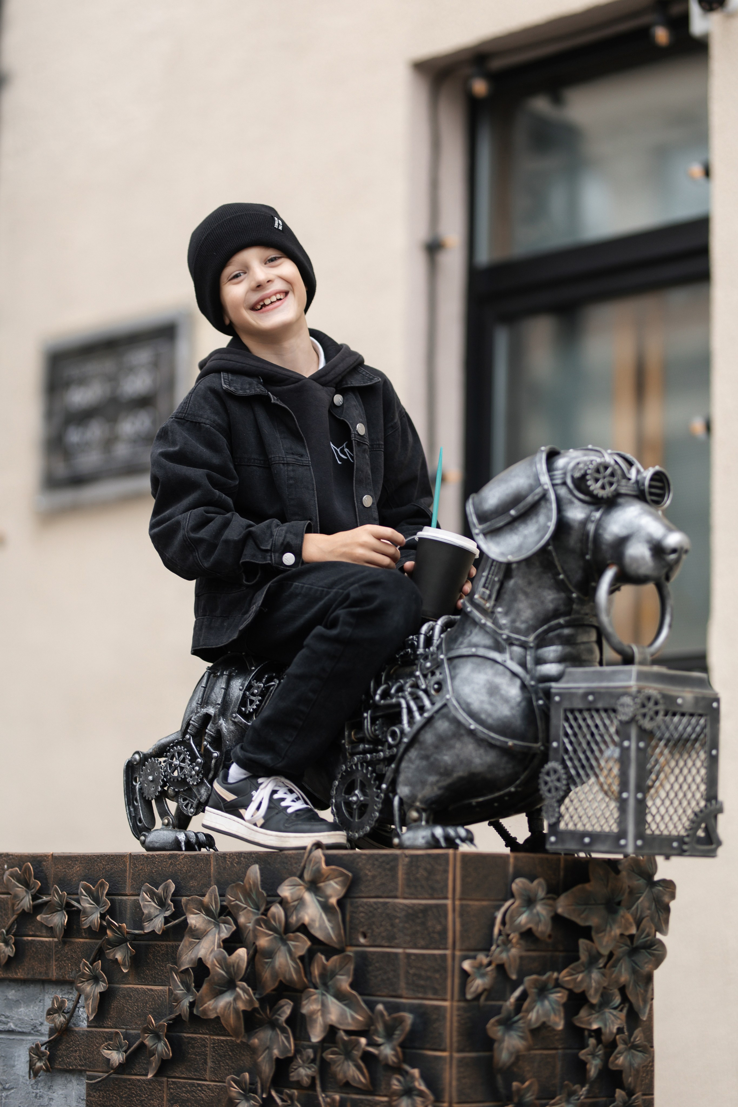 Семейная съёмка на улице