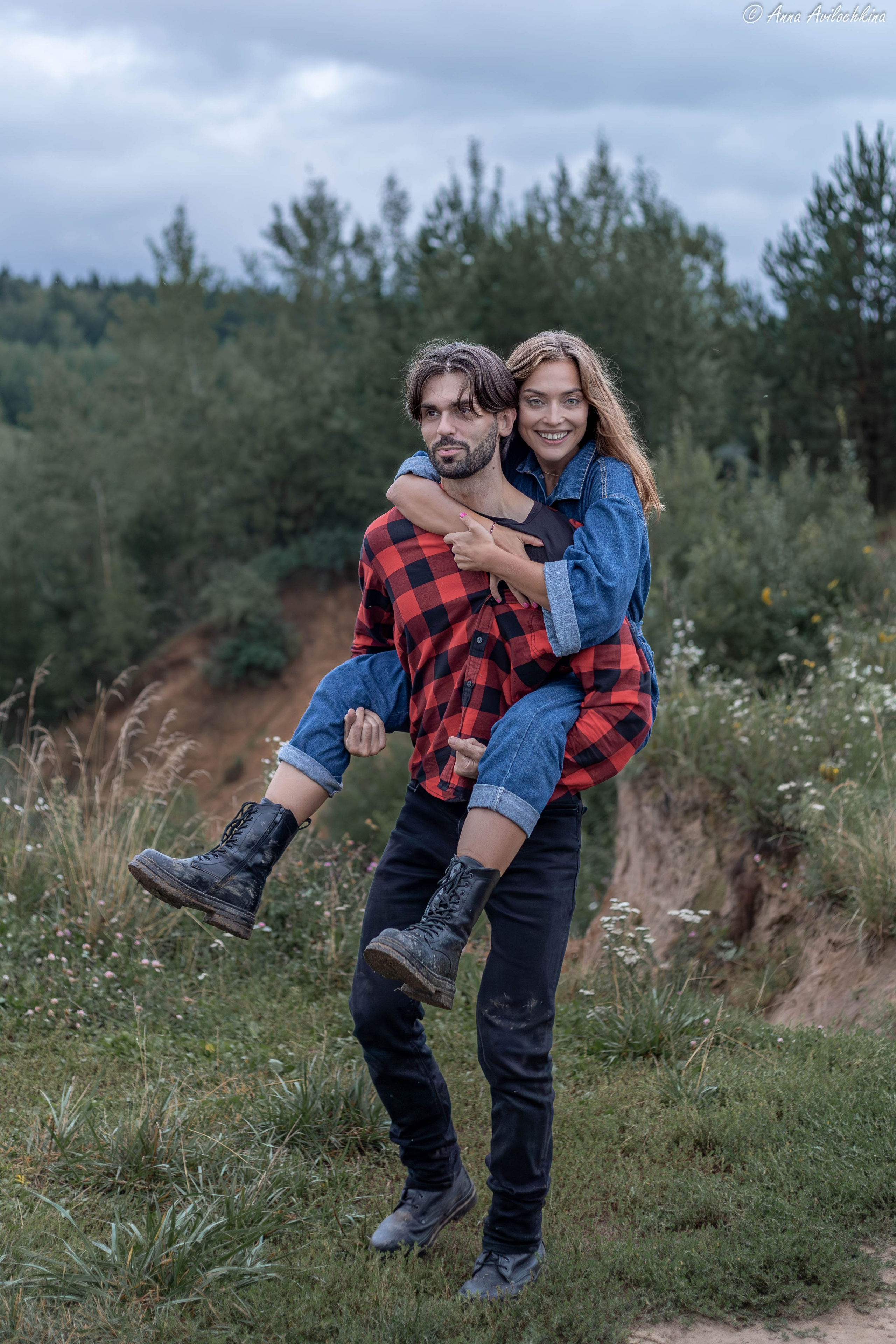 Фотосессия лавстори для Станислава и Дарины. Семейный и свадебный фотограф в Москве и Домодедово Анна Авилочкина