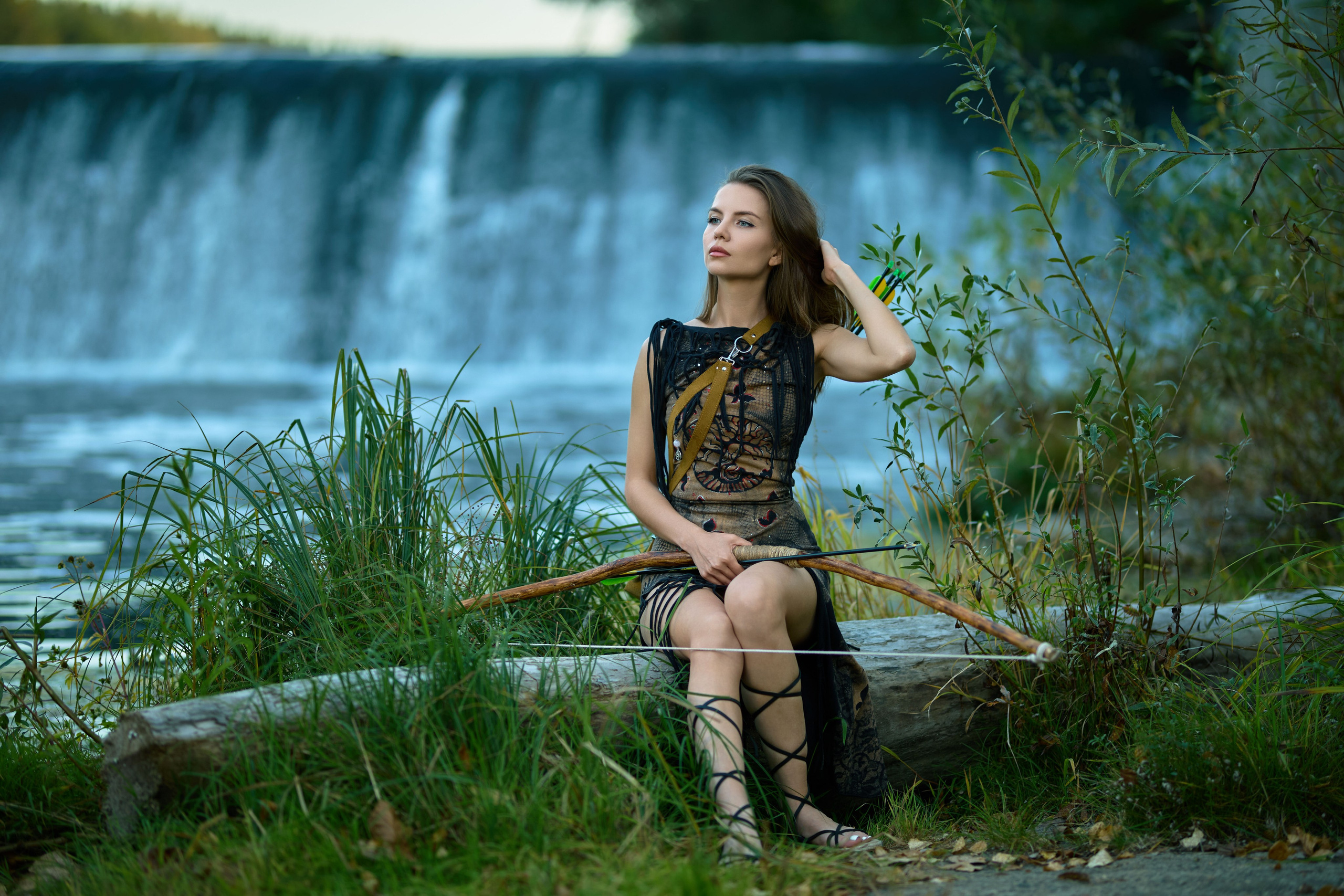 тематическая фотосессия чебоксары лук стрелы амазонка