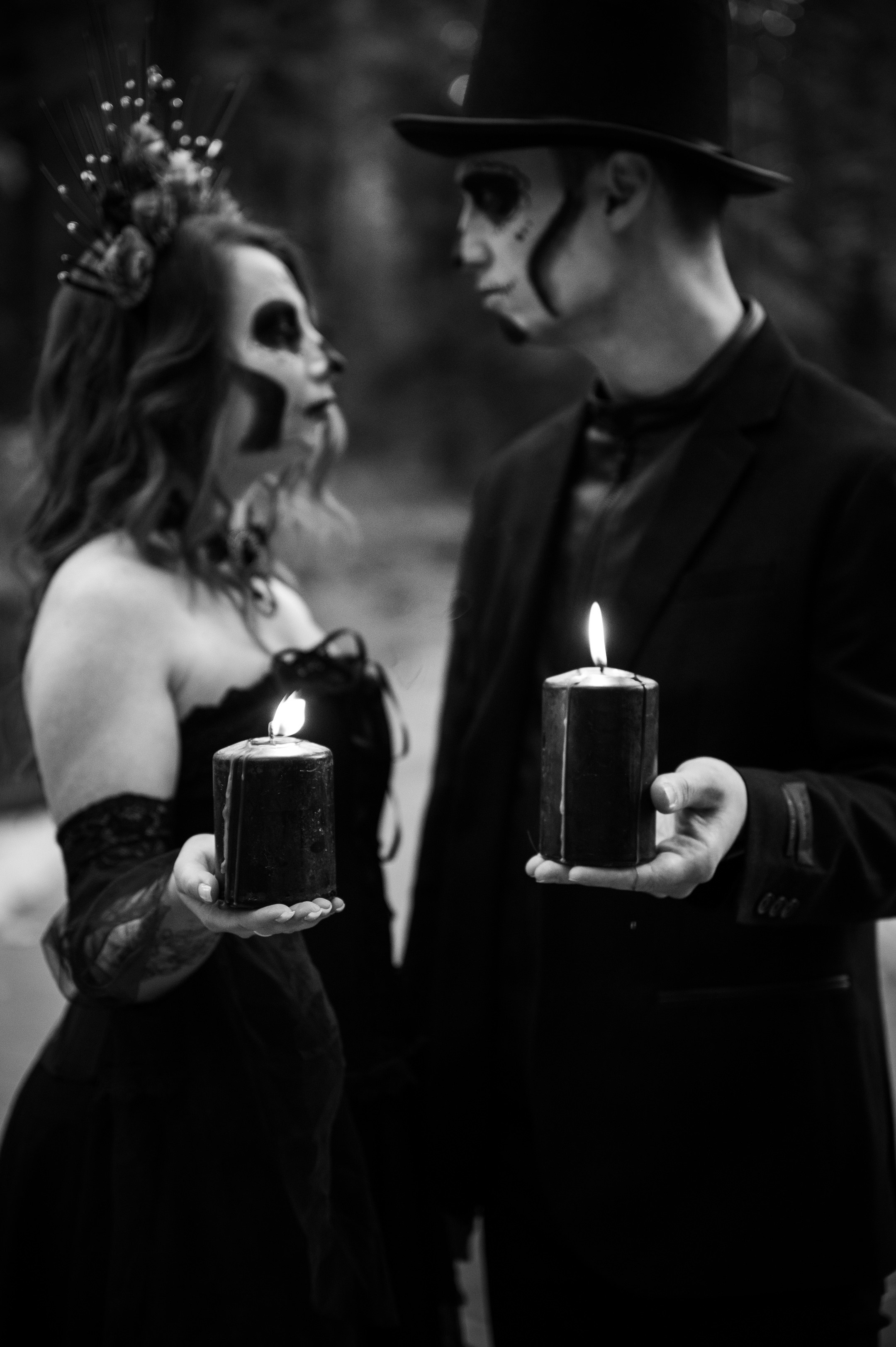 Halloween (Roman and Natalia). Photographer in Moscow Anna Chistiakova