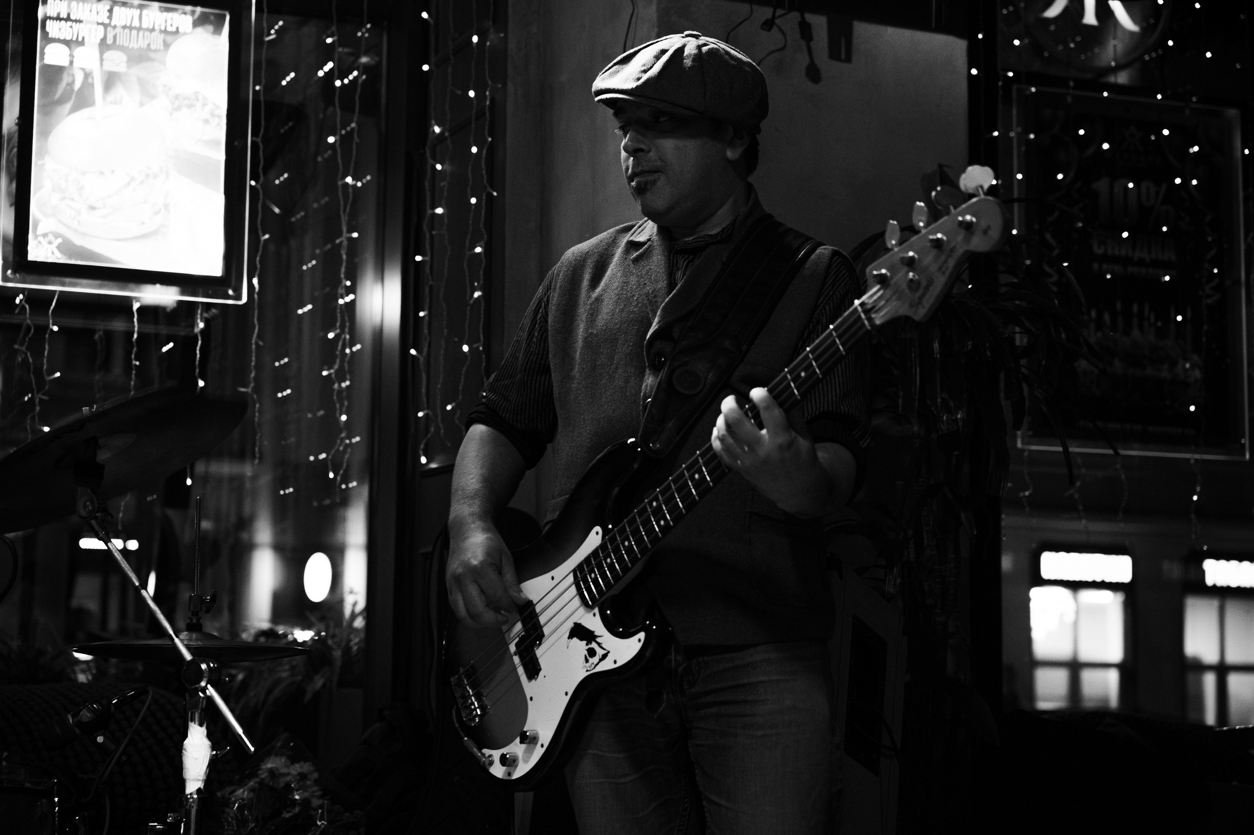 Андрей Храмов Бэнд «Классика зарубежного рока» (26.09.2025, ресторан Жаровня). Photographer in Moscow Anna Chistiakova