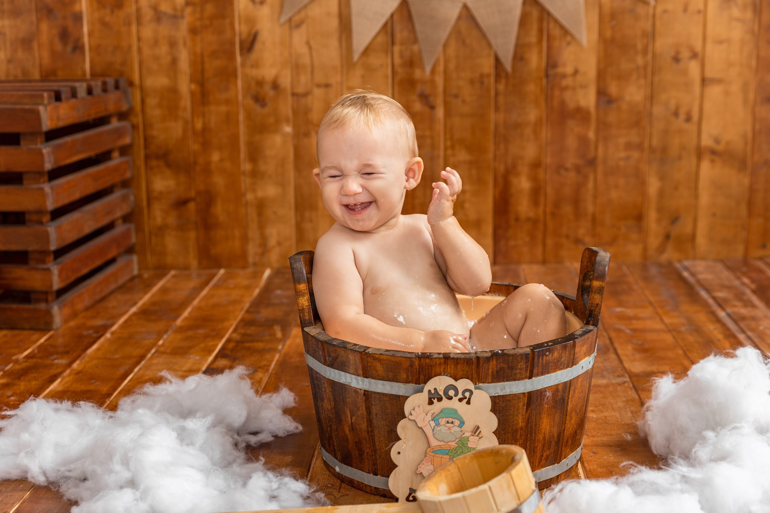 День рождения в бежевом цвете. Детский семейный фотограф в г. Находка Ольга Коваленко, фотостудия Memories