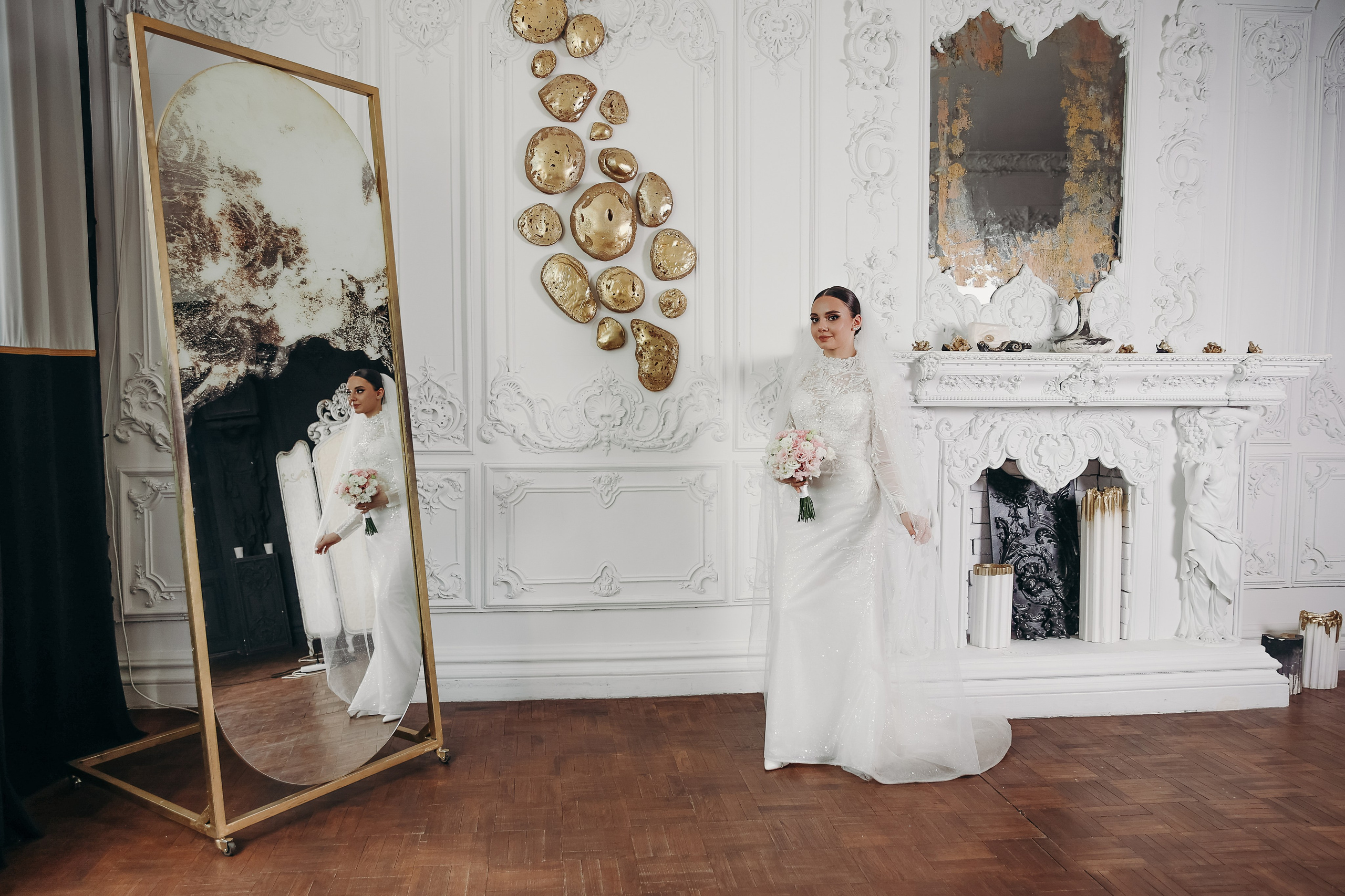 Свадебная фотосессия в фотостудии «Hram» 24.08.2024. Свадебный и семейный фотограф Виолетта Сидельникова. Краснодар, Россия, Беларусь, Европа