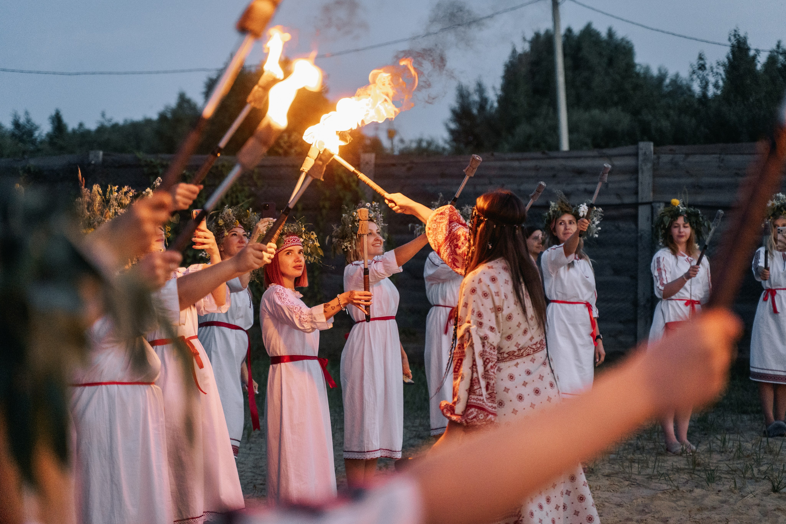 В ночь на Ивана Купала. Фотограф Александр Решня