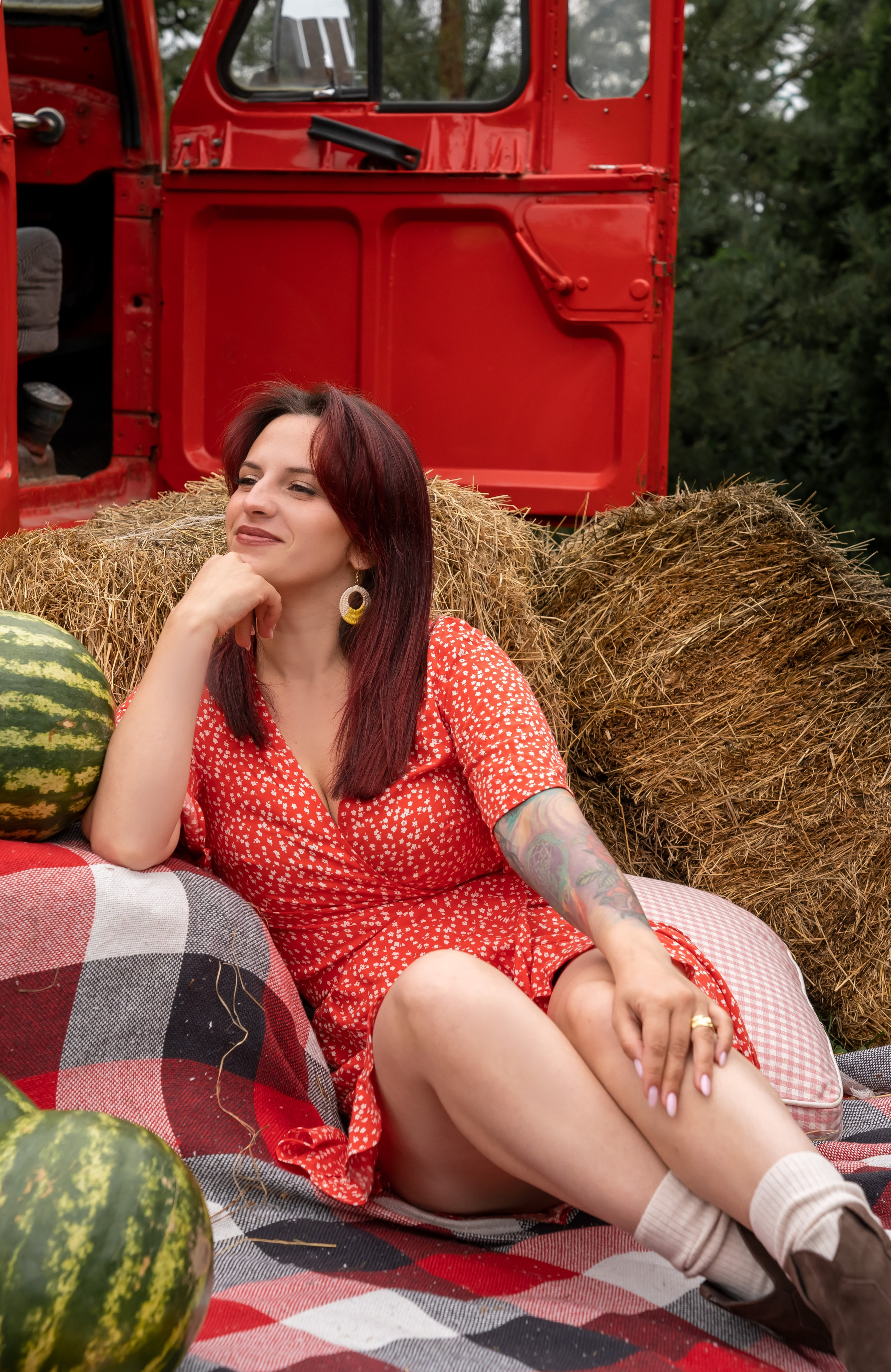 Фотосессия с арбузами. Студийный и портретный фотограф в САНКТ-ПЕТЕРБУРГЕИрина Махаон