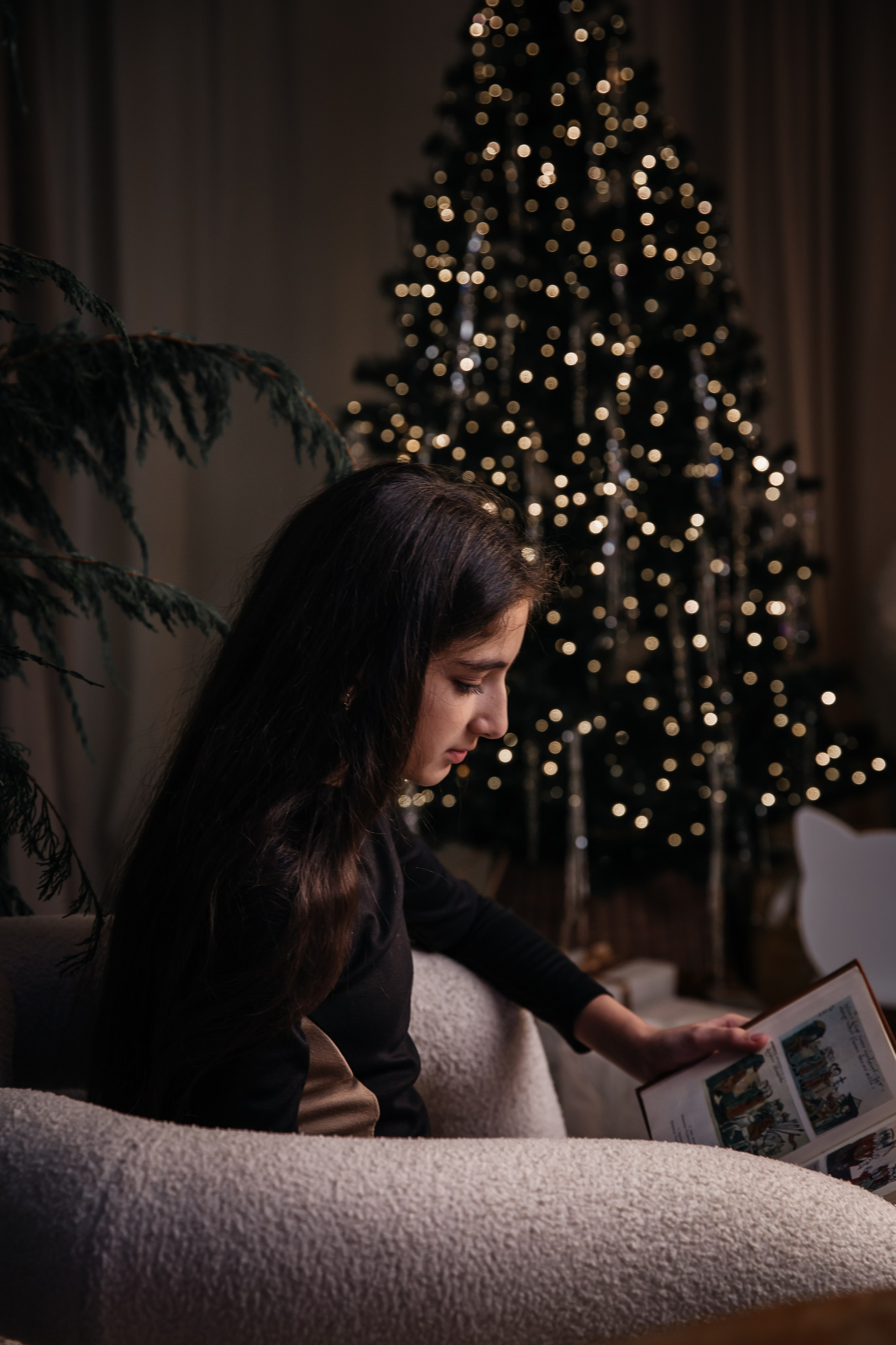 Семейная новогодняя фотосессия. Фотограф Любава Колесник. Выпускные альбомы в Крымском районе