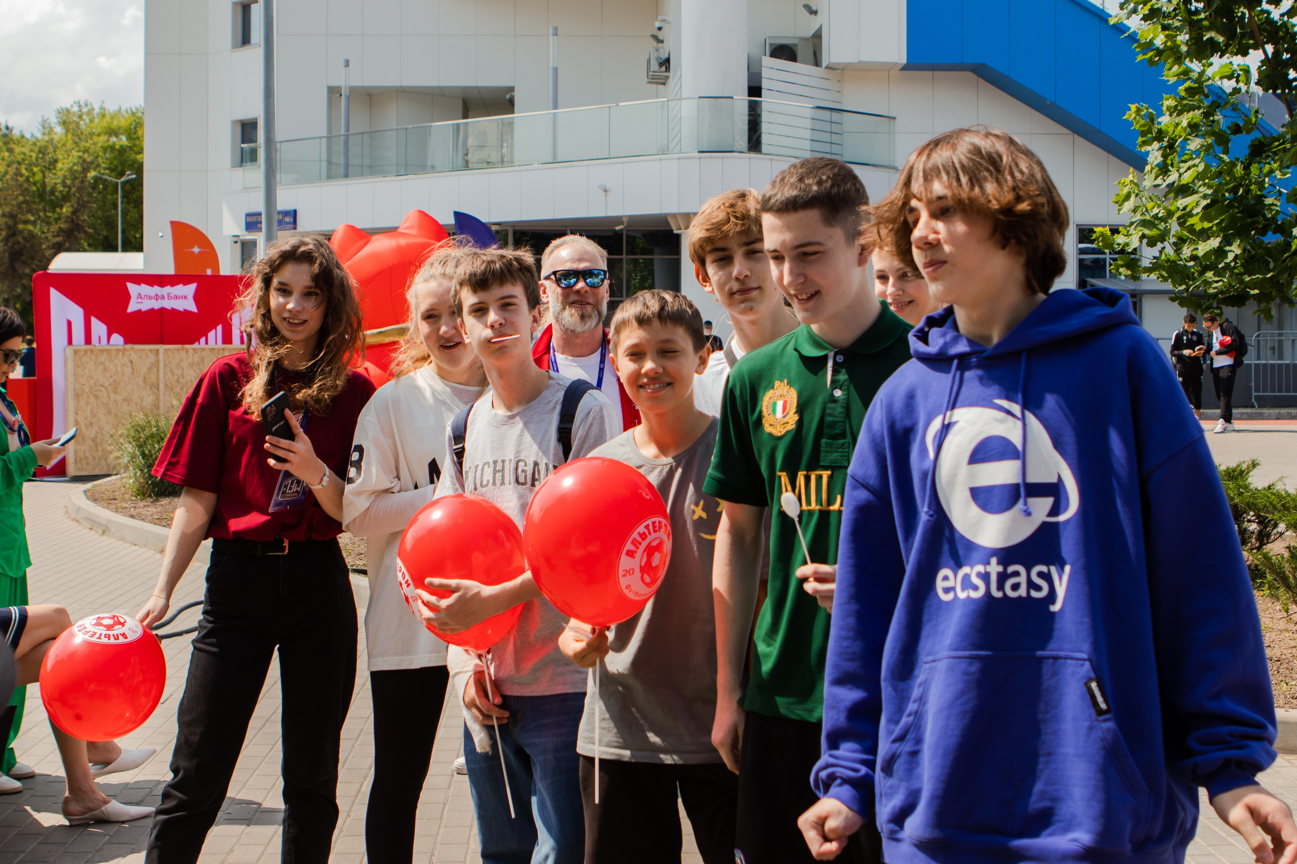 ФК «АЛЬТЕРОН» Фан встреча хедлайнеров с детьми. Репортажный фотограф в Москве Кащеева Анна