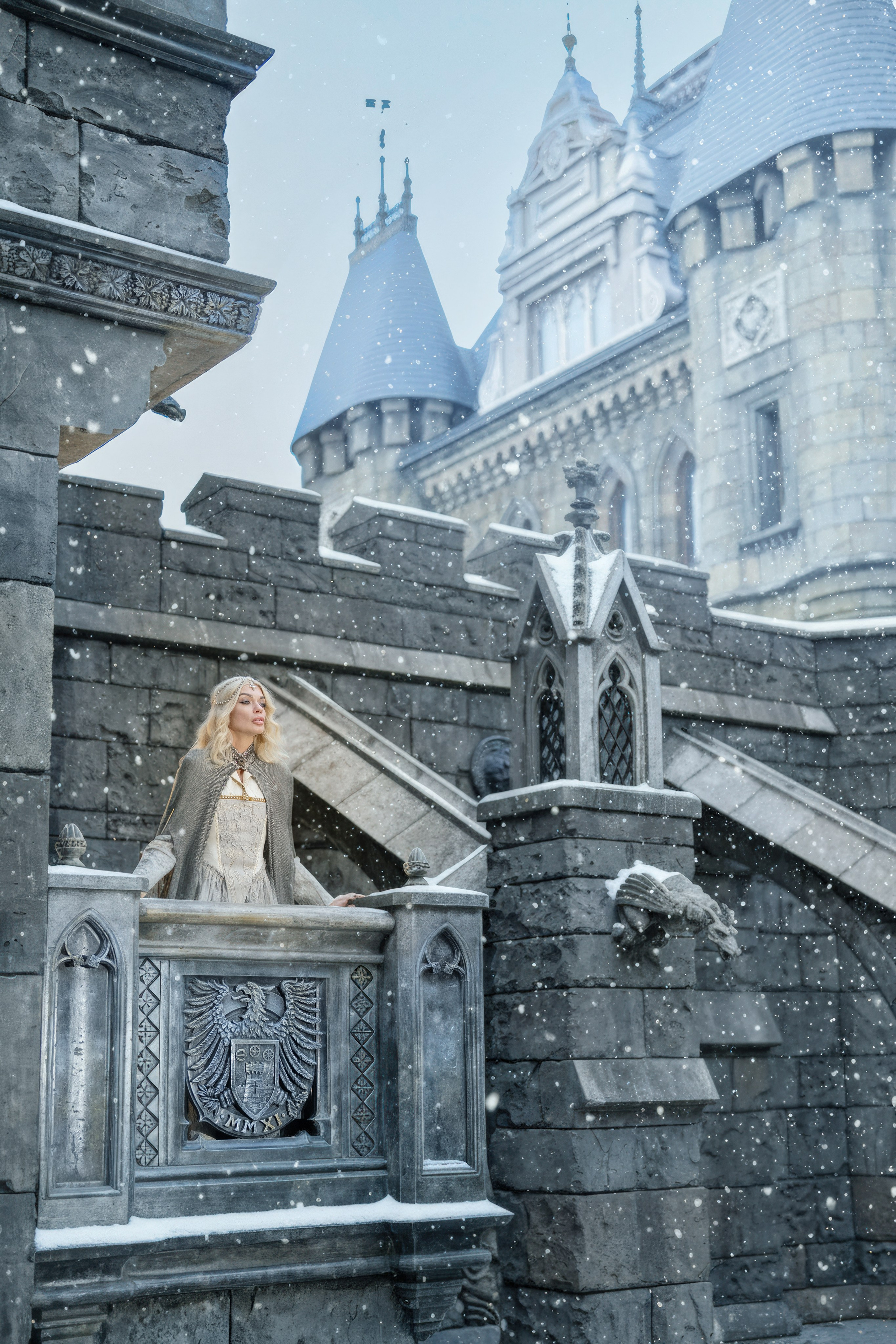 Новогодняя фотосессия в Замке Гарибальди. Фотограф Батурин Денис — Фотосессия в Замке Гарибальди