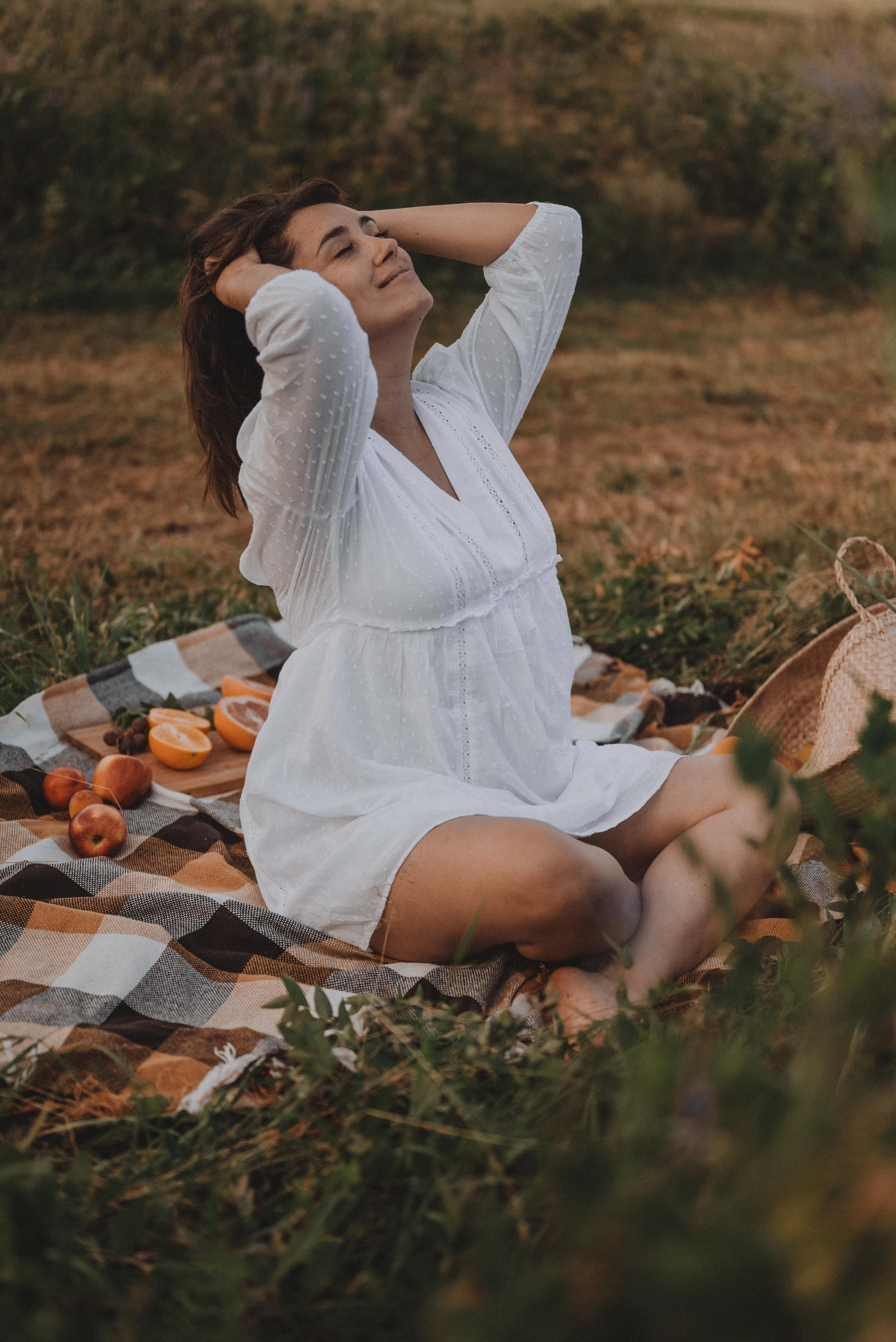 Пикник на закате. Фотограф Кристина Пархоменко