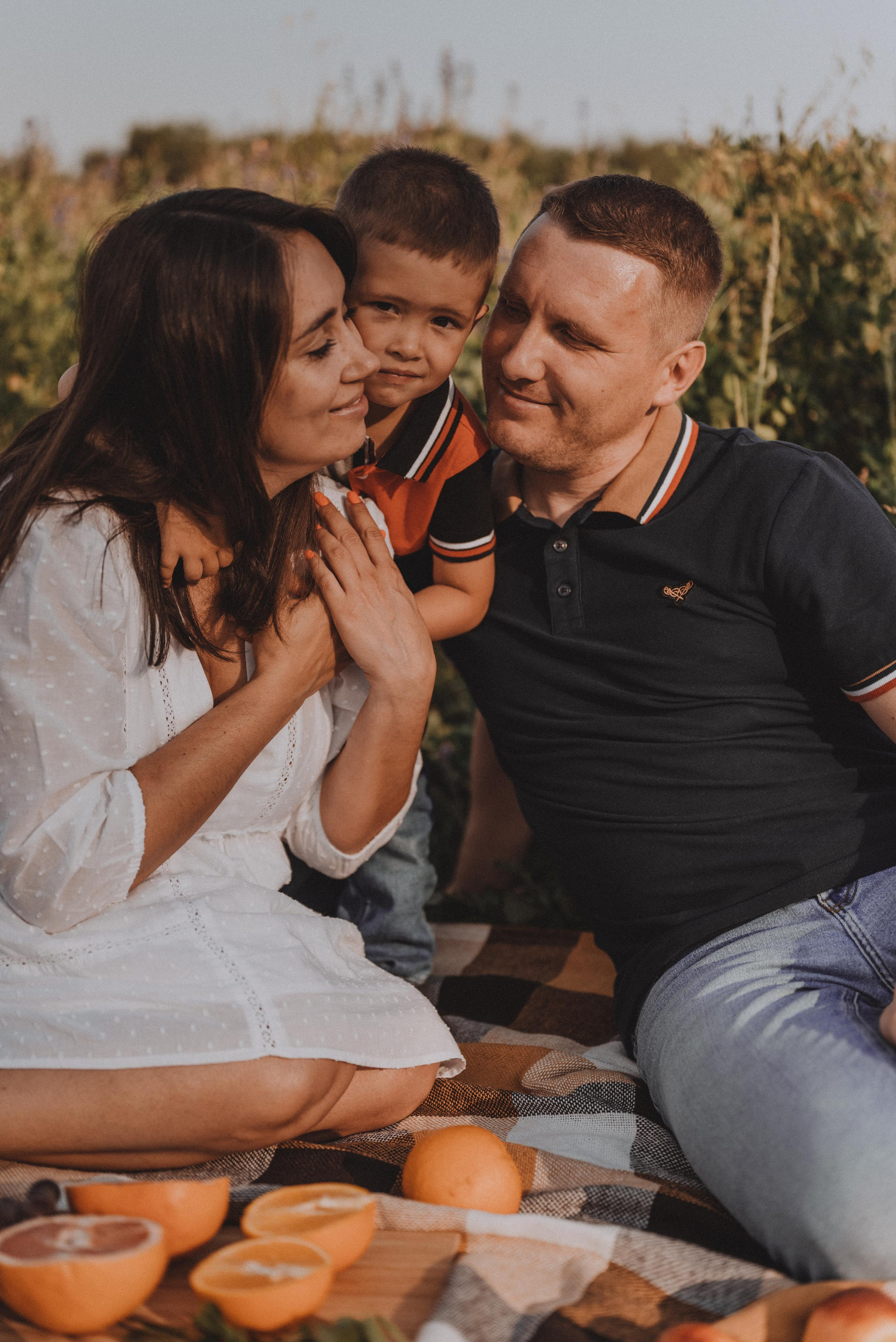 Пикник на закате. Фотограф Кристина Пархоменко