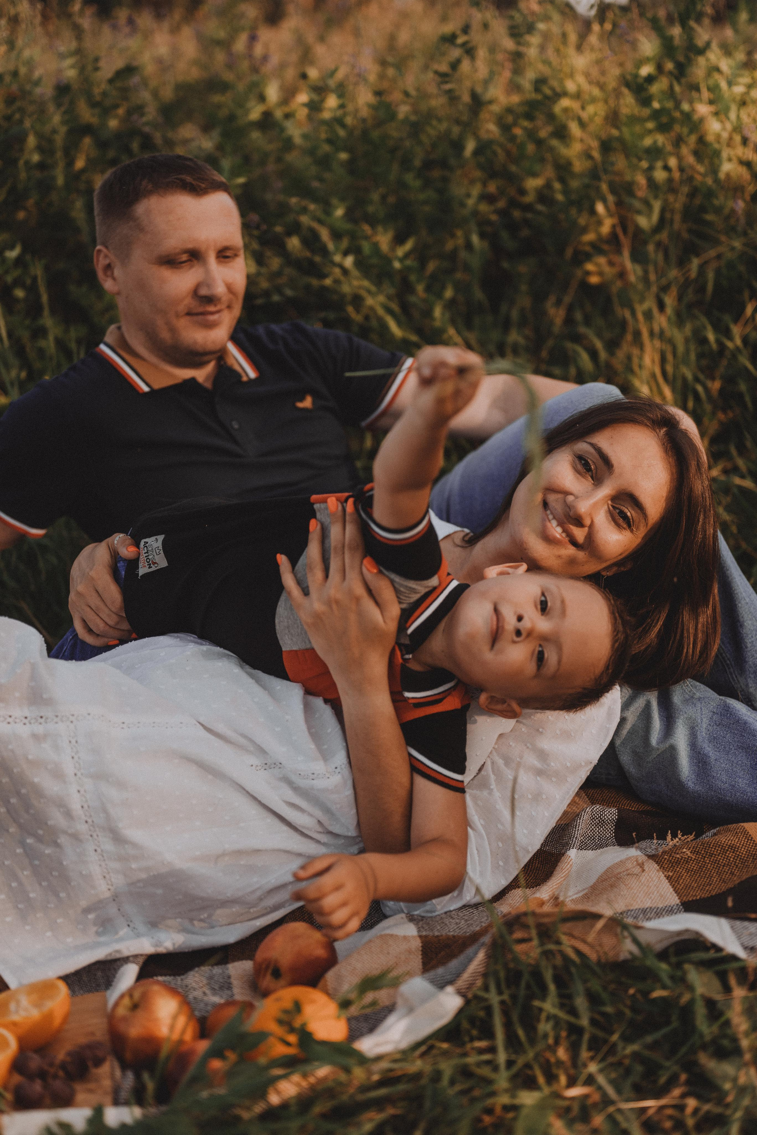 Пикник на закате. Фотограф Кристина Пархоменко