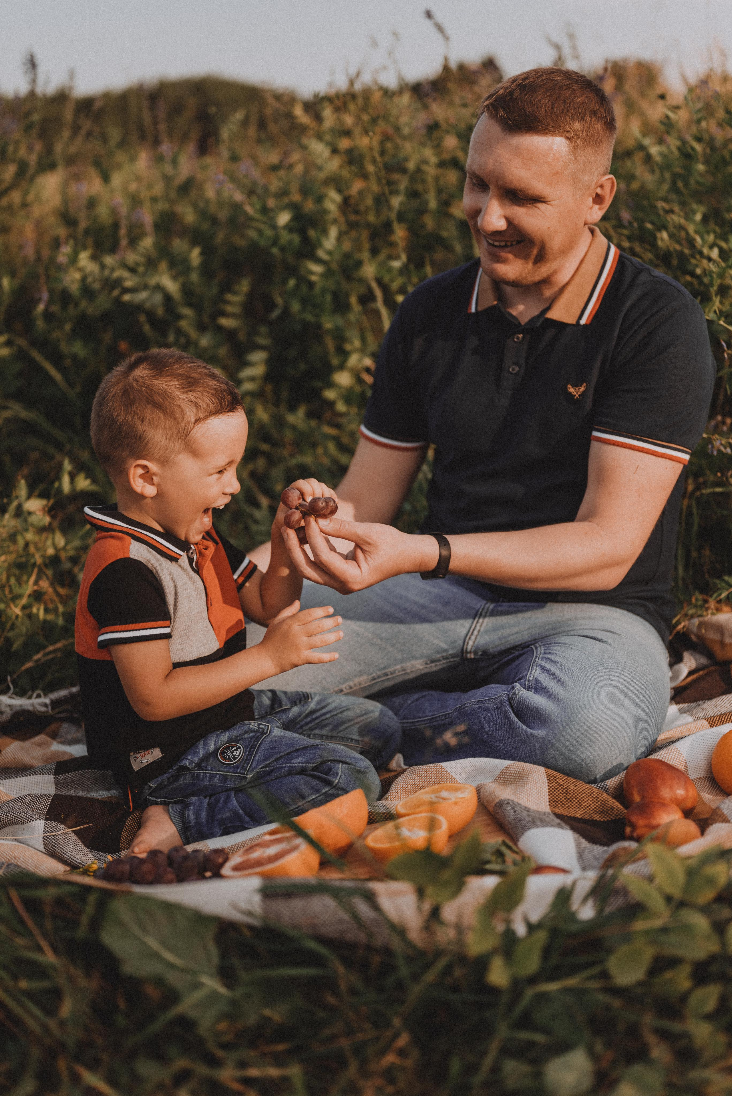 Пикник на закате. Фотограф Кристина Пархоменко