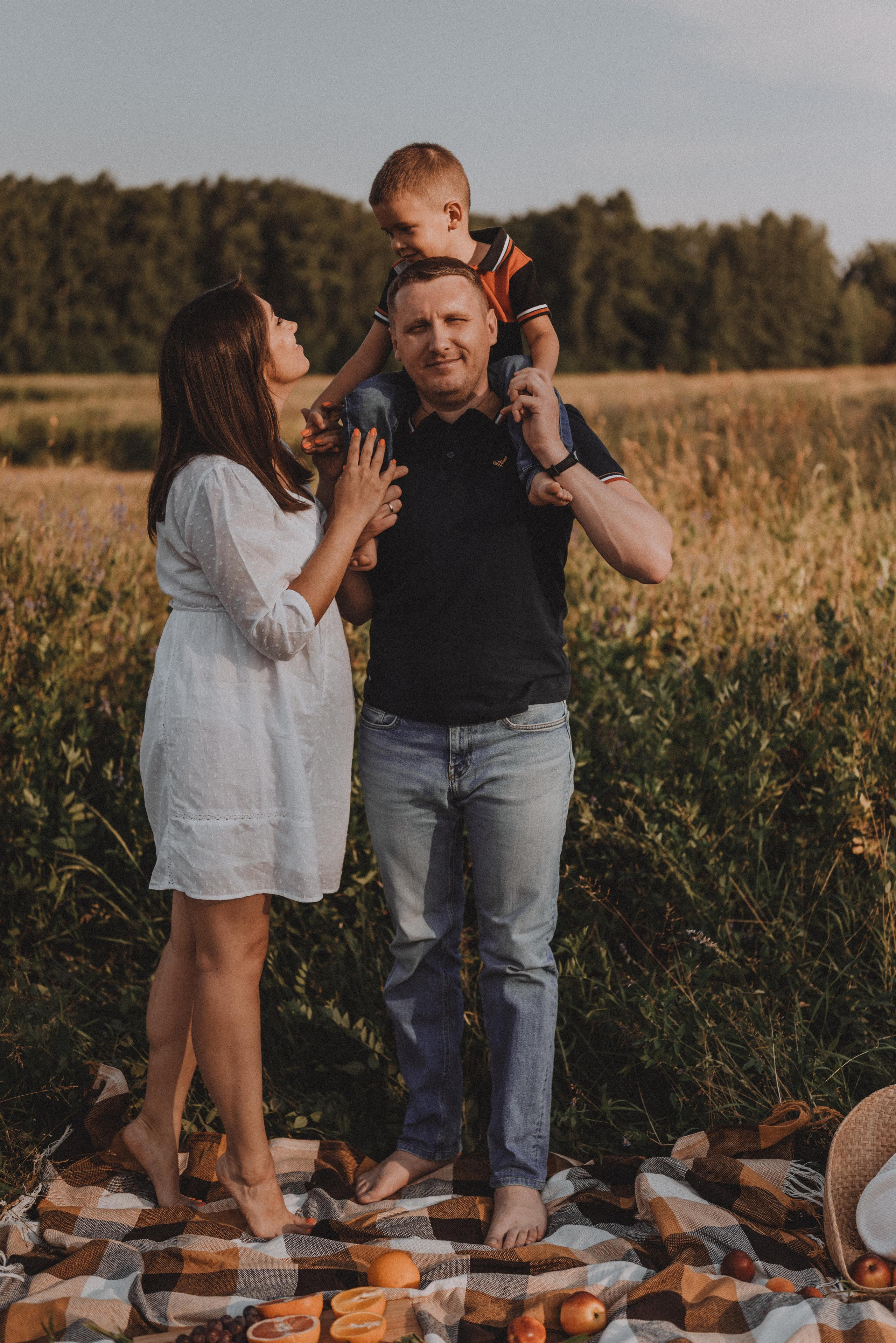 Пикник на закате. Фотограф Кристина Пархоменко