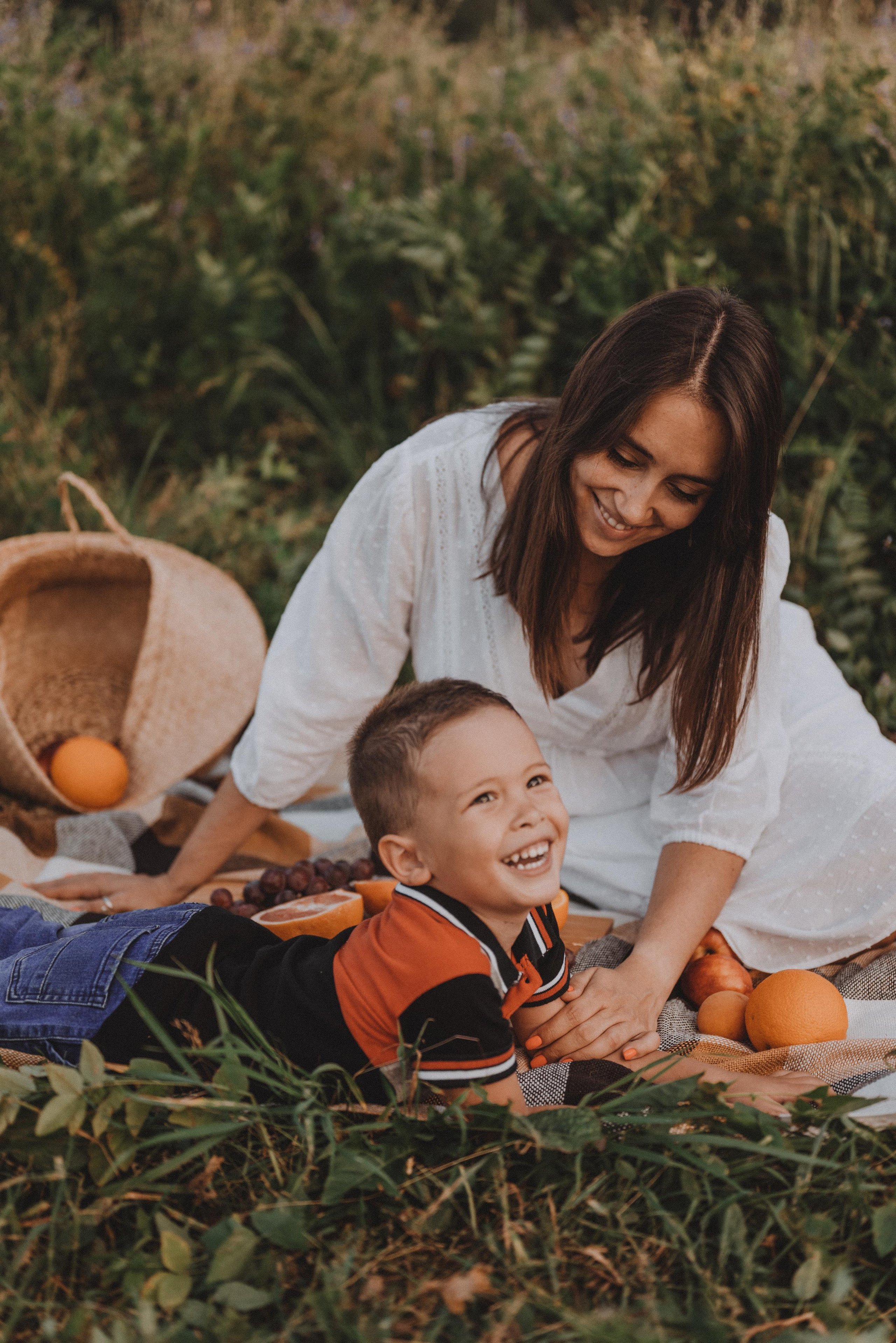Пикник на закате. Фотограф Кристина Пархоменко