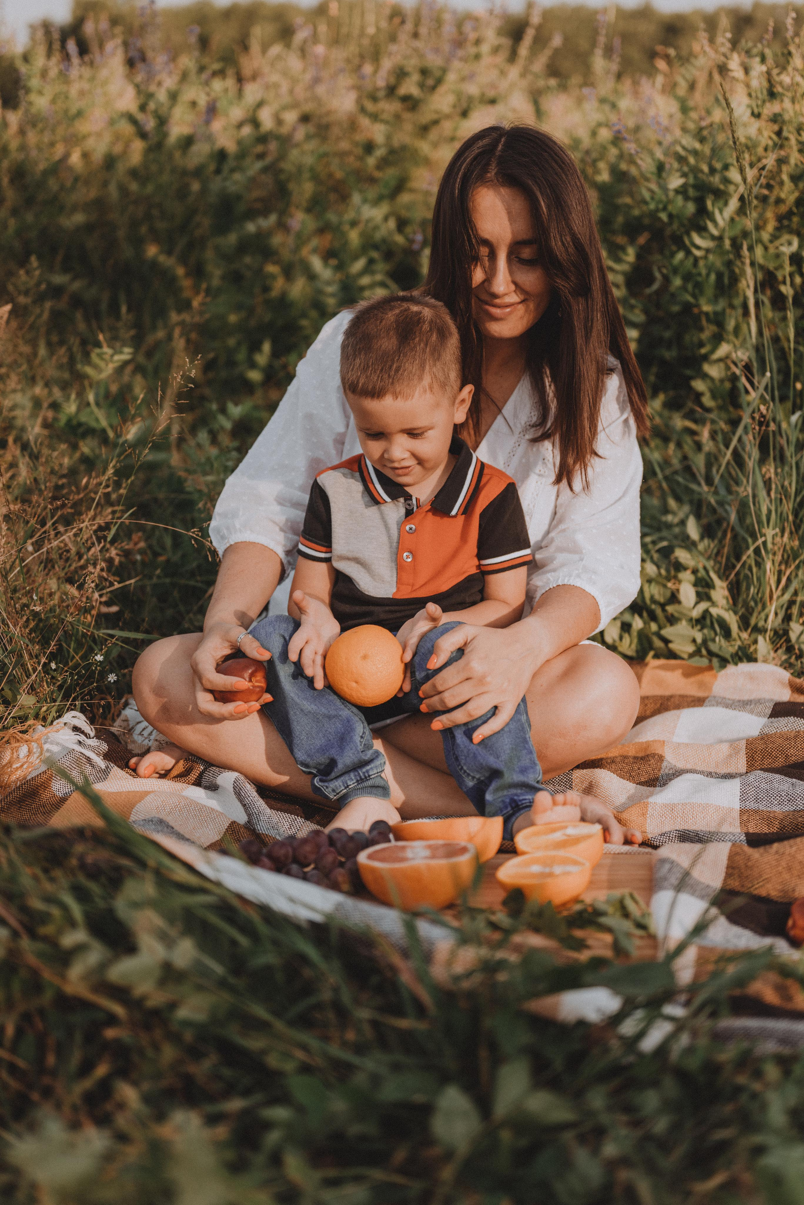 Пикник на закате. Фотограф Кристина Пархоменко