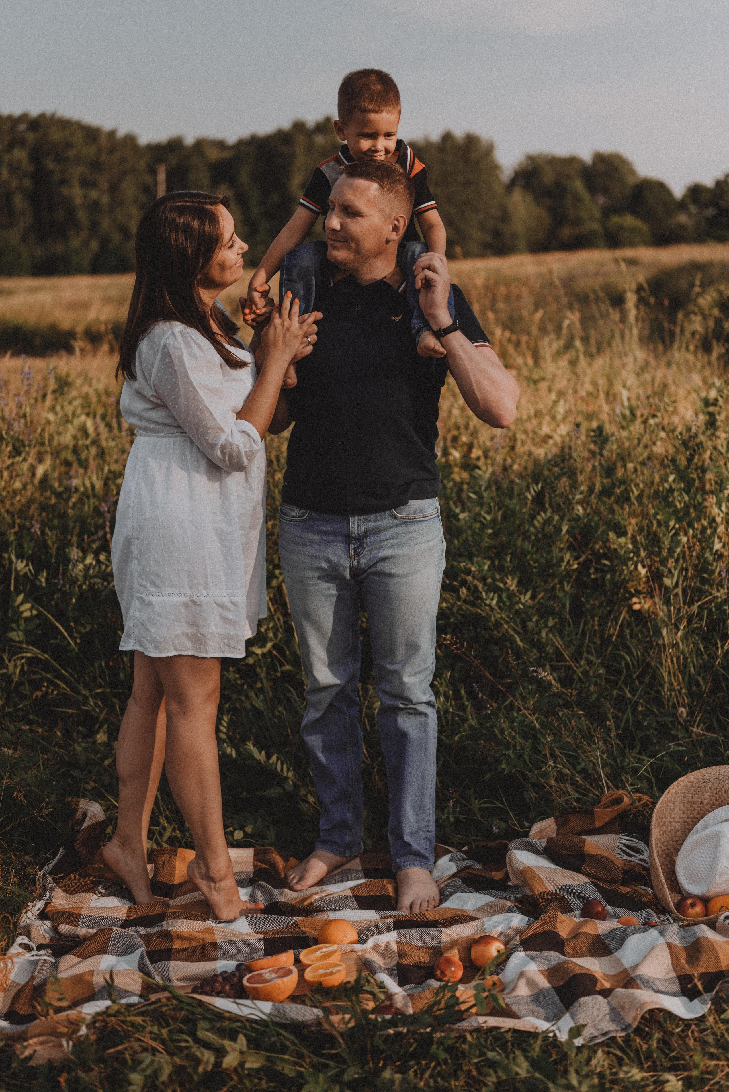 Пикник на закате. Фотограф Кристина Пархоменко