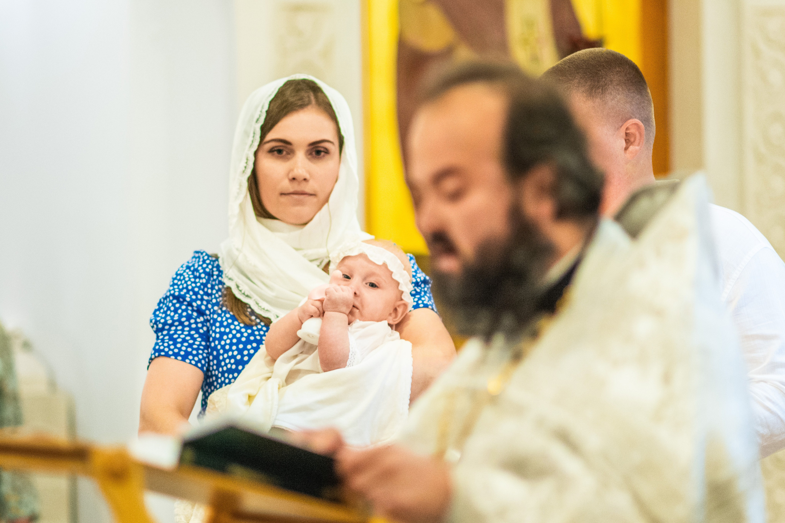 Крещении Ксении. Фотограф Юлия Попова