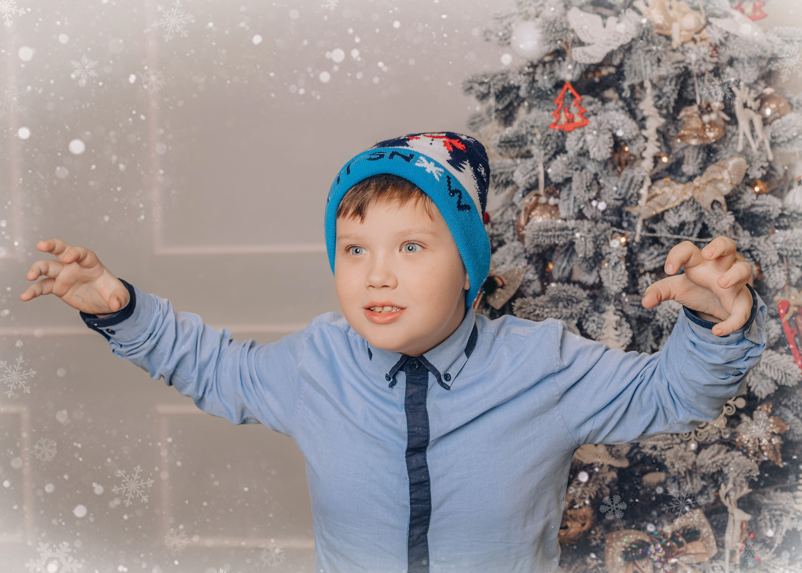 Новогодняя фотосессия для класса. Фотограф АняКа Мытищи