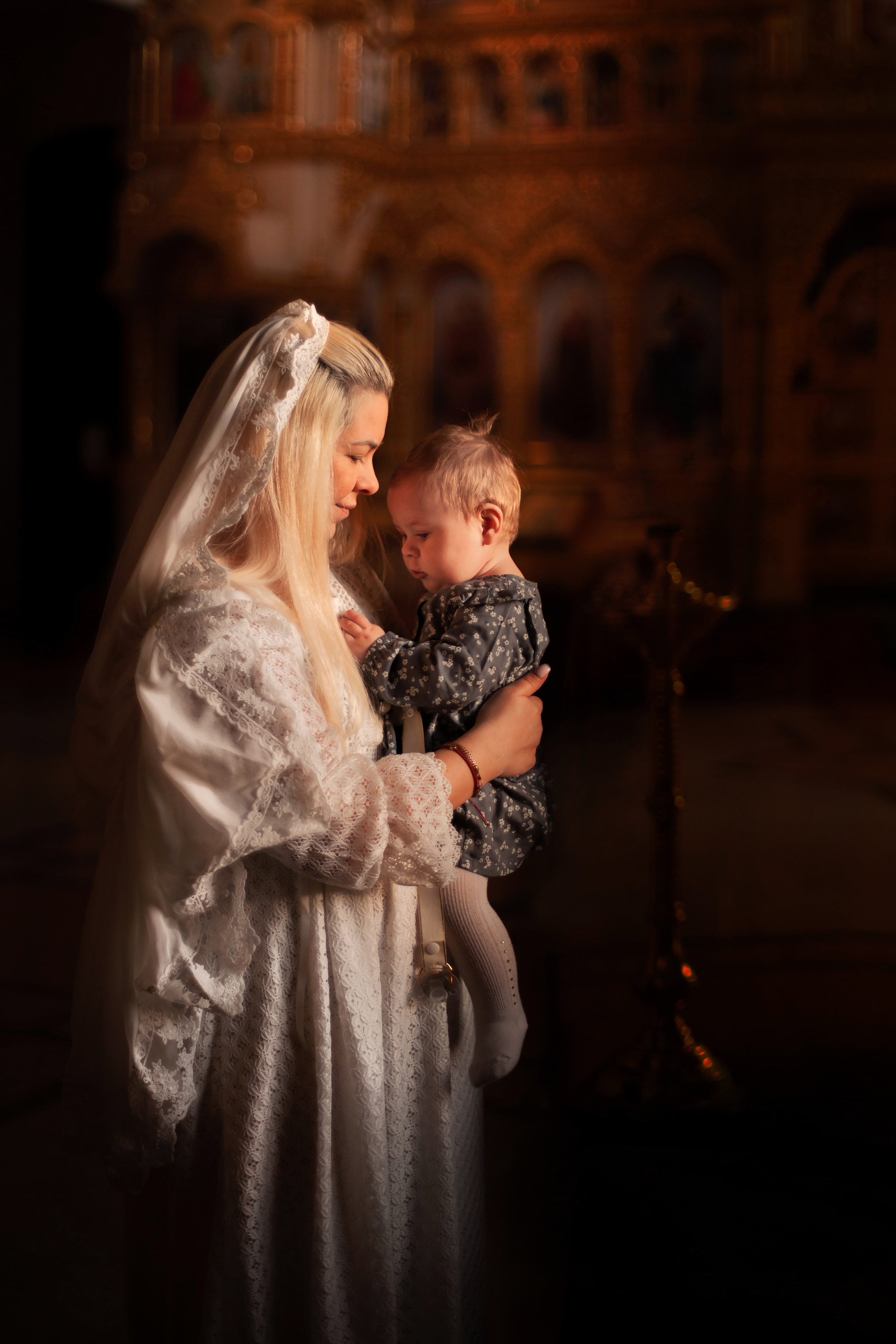 Таинство крещения Амелии. Фотограф Наталья Яковлева, Санкт-Петербург. Семьи, ньюборн, крещения